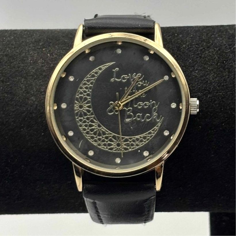 Other Gold & Black 'Love' Moon Watch Size ONE SIZE - 2 Thumbnail