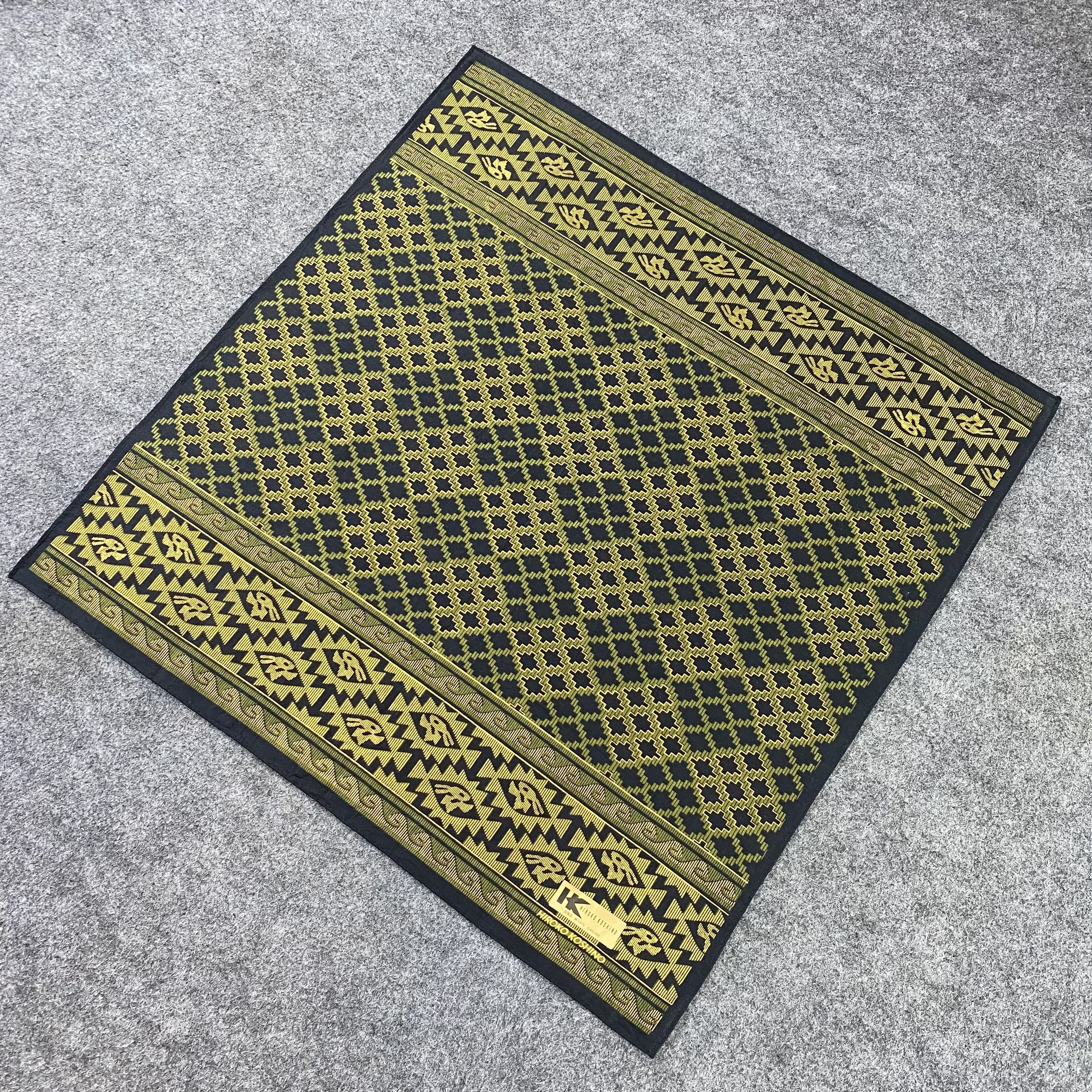 Hiroko Koshino Homme Hiroko Koshino Paislee Handkerchief/Bandana/Neckerchief-B775 Size ONE SIZE - 4 Thumbnail