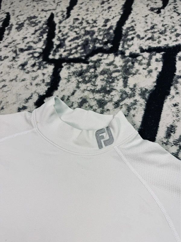Footjoy Footjoy FJ L white thermo sports longsleeve shirt Size US L / EU 52-54 / 3 - 3 Thumbnail