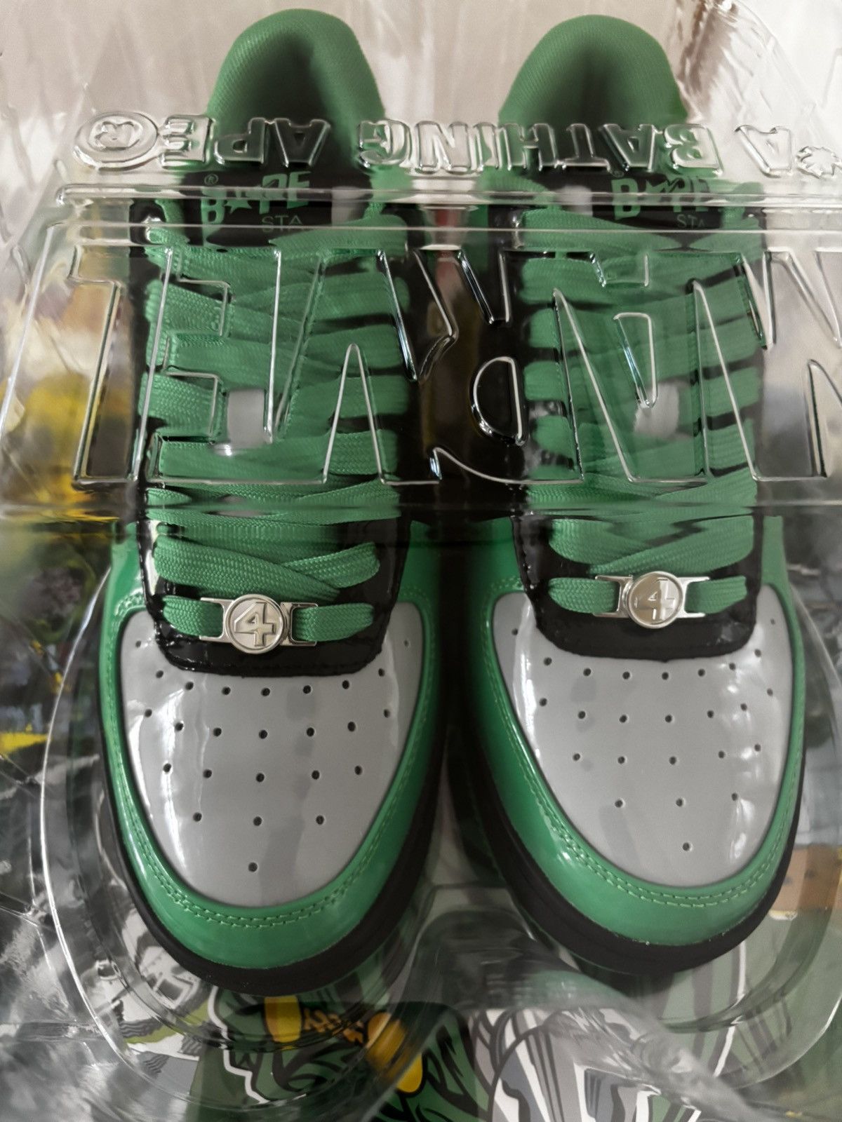 Bape Authentic ape bape x marvel dr doom bape sta US 8 new Size US 8 / EU 41 - 7 Thumbnail