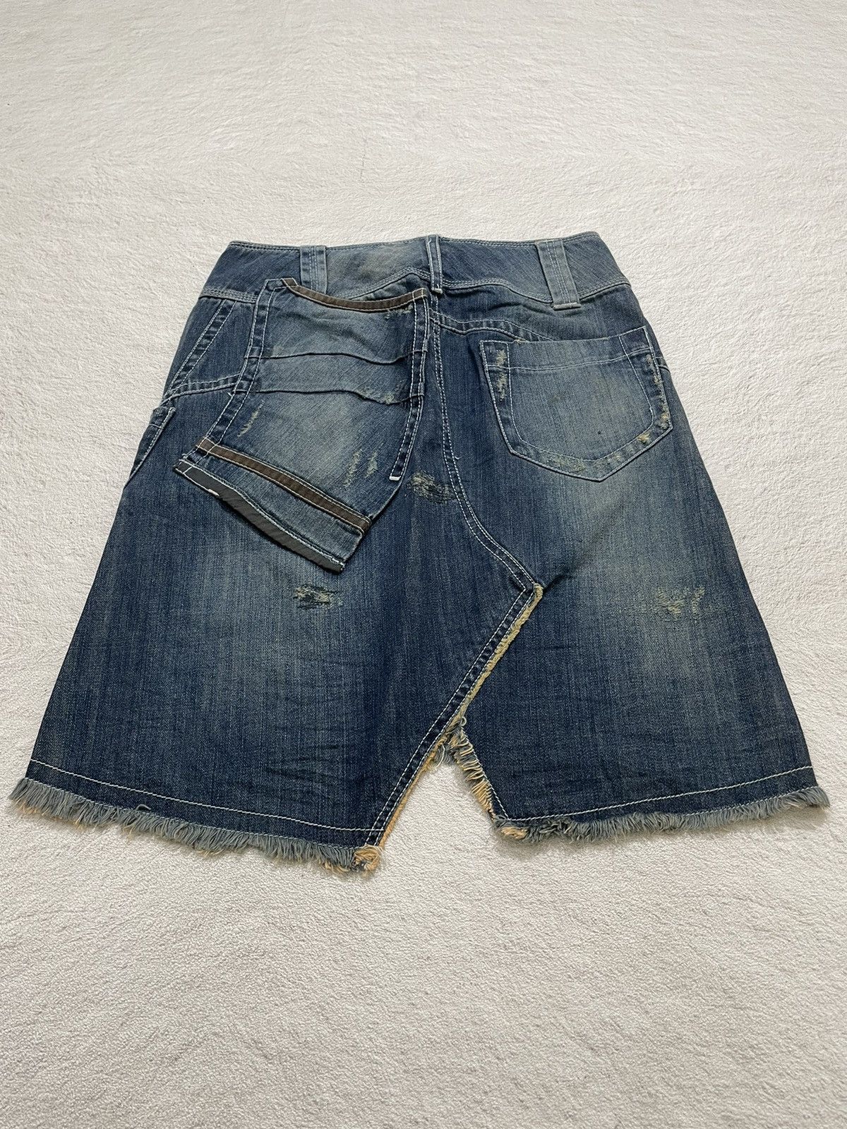 Hysteric Glamour 2000s Codes Combine Multi pocket Distressed Skirts Size 23" - 4 Thumbnail