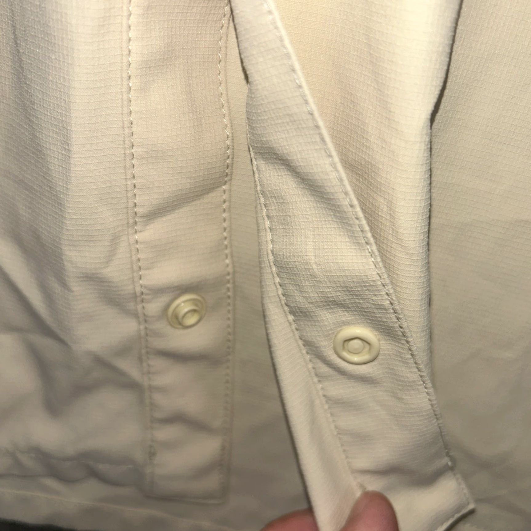 The North Face The North Face Button-Up Mens XXL Ivory Zip Pocket Hiking Button Snap Fishing Shirt Size US M / EU 48-50 / 2 - 4 Thumbnail