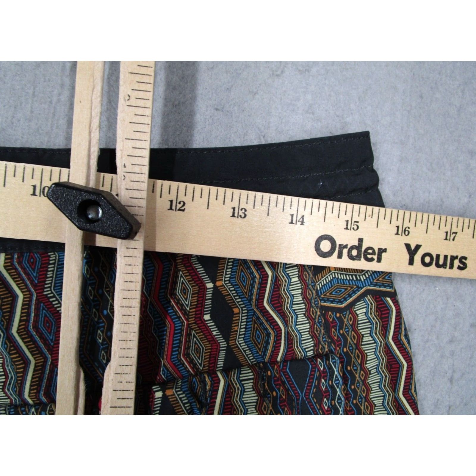 Vissla VISSLA Board Shorts Mens 30 Red 9" Surf Swim Trunks Eco-Lastic Beach Aztec Geometric Size US 30 / EU 46 - 7 Thumbnail