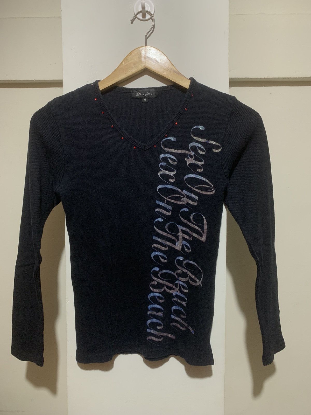 Hysteric Glamour × Supreme Japanese Place Plan Gothic Poem Surfing Sexs LongSleeve Tee Size US M / EU 48-50 / 2 - 1 Thumbnail