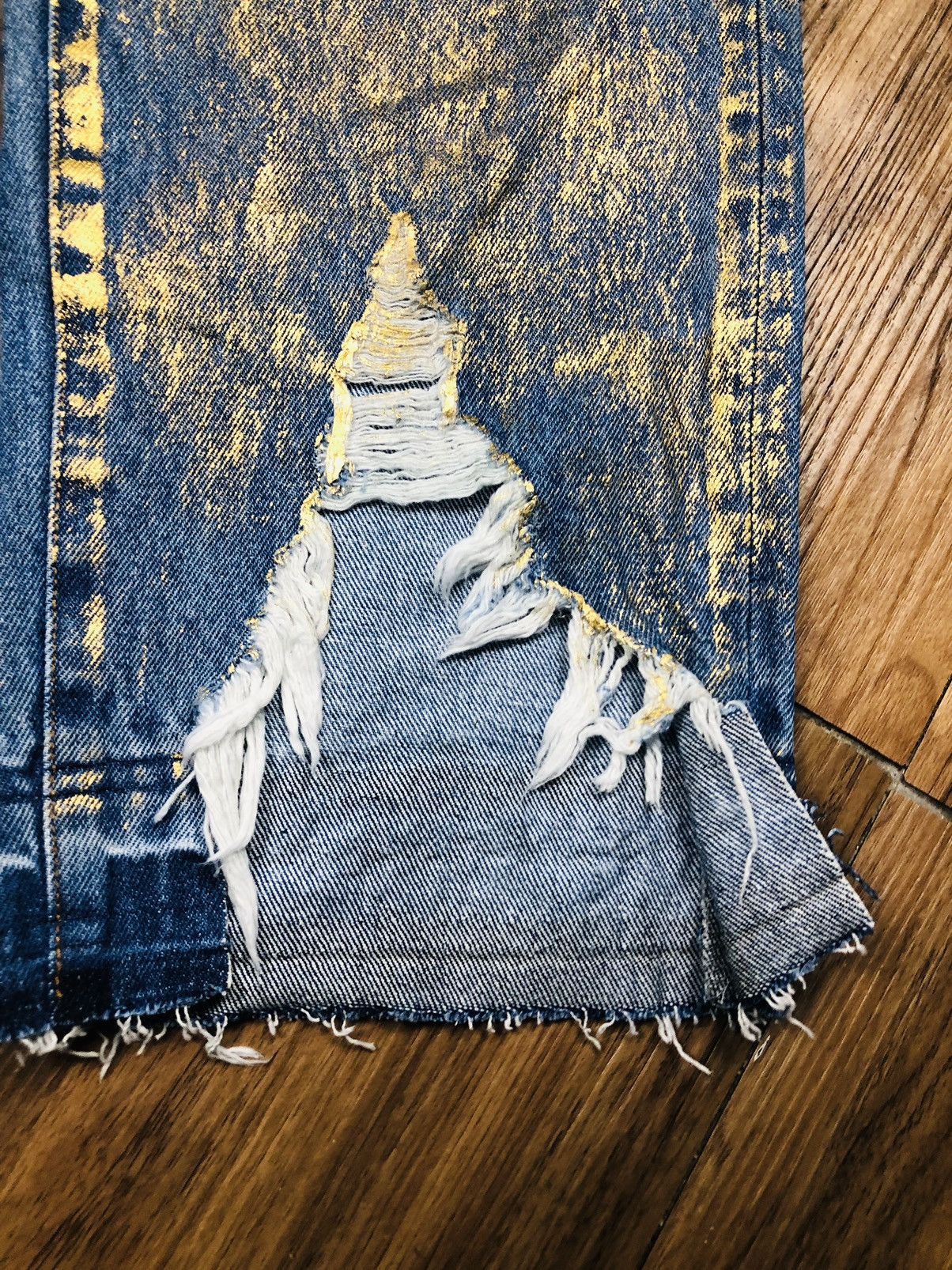 Other Bonum Distressed Jeans (37) Size US 34 / EU 50 - 14 Thumbnail