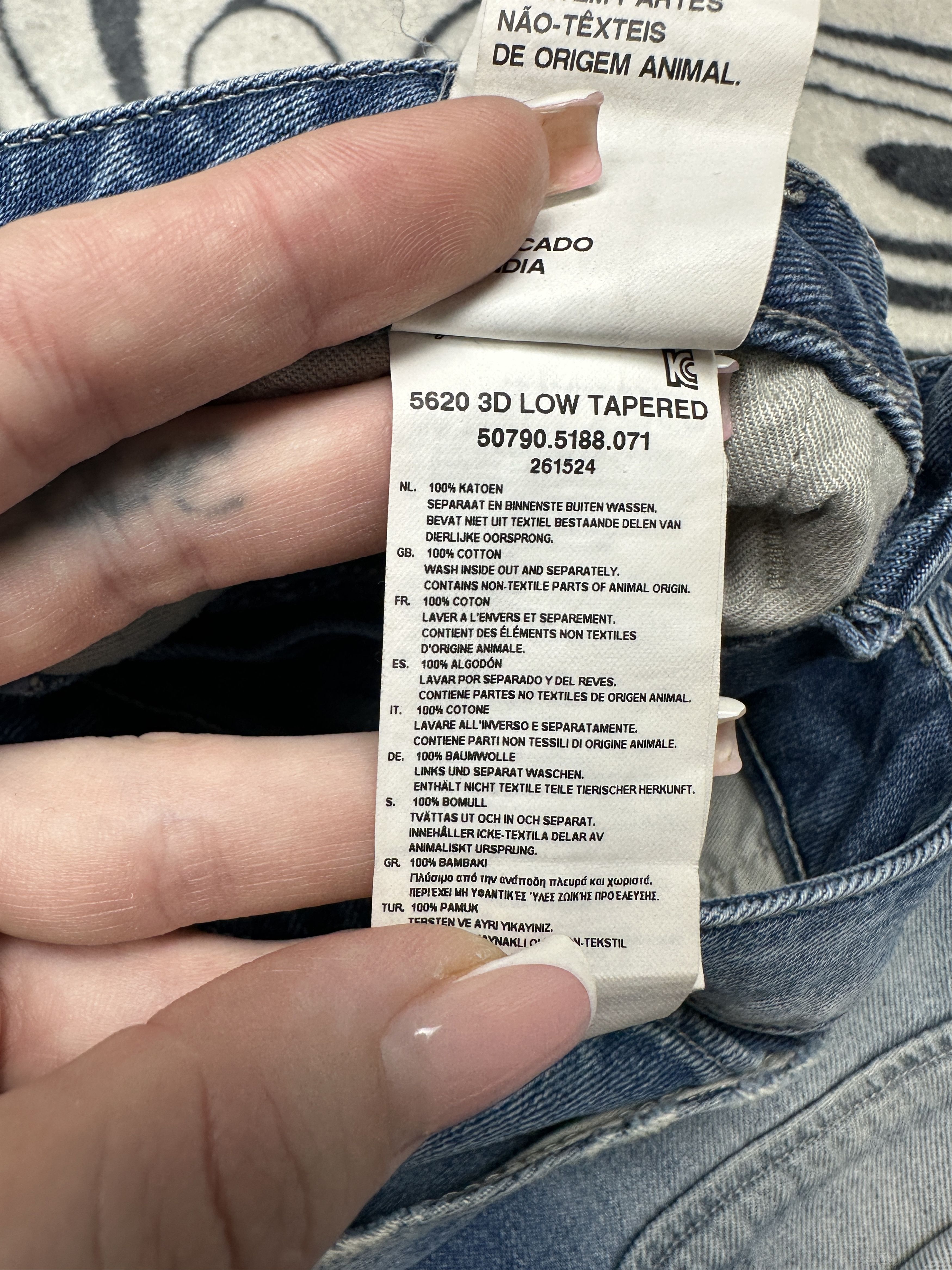G-Star G Star Raw 5620 3D Low Tapered Denim Pants Double Knee Jeans Size US 28 / EU 44 - 4 Thumbnail