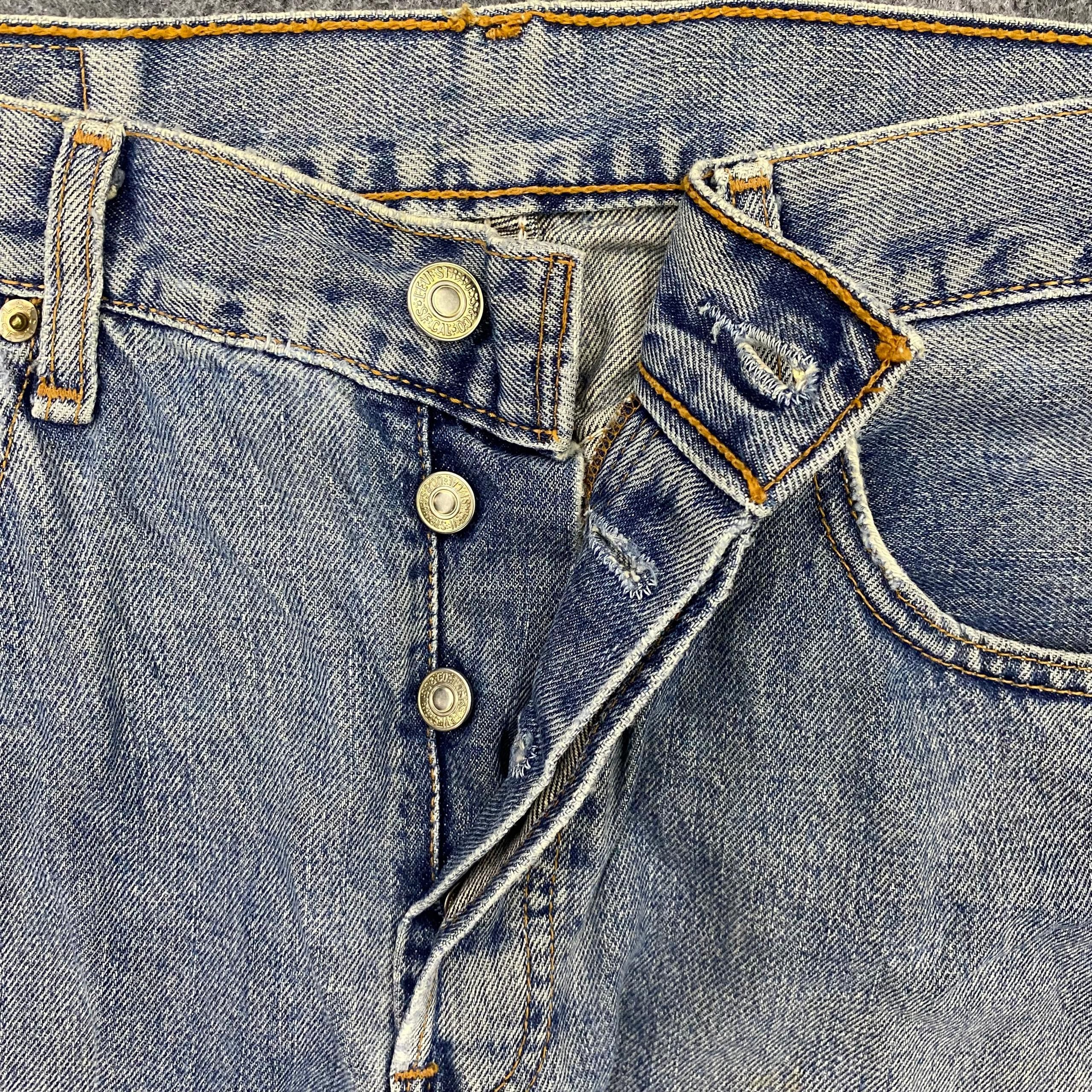 Levi's 💥Best Offer💥Vintage Levis 501 Distressed denim Size US 34 / EU 50 - 11 Thumbnail