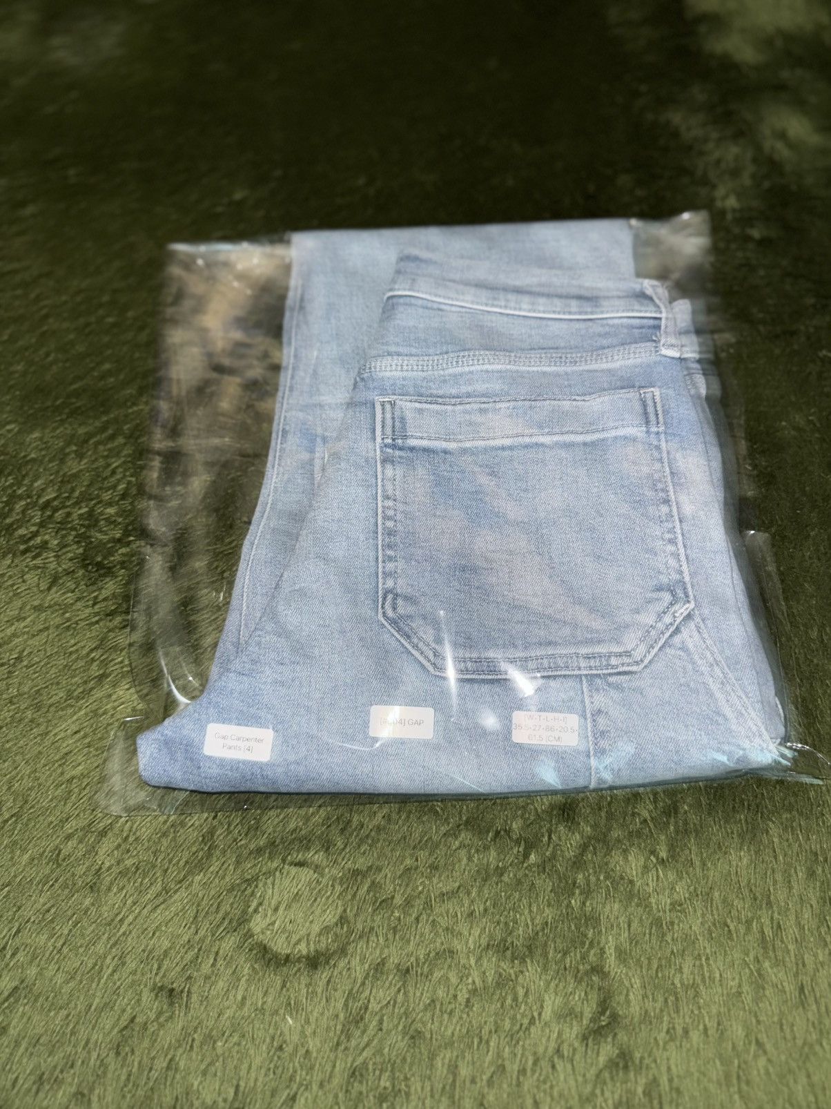 Gap [4] 00s GAP Button Bleached Cropped Denim Carpenter Pants Size US 29 - 11 Thumbnail