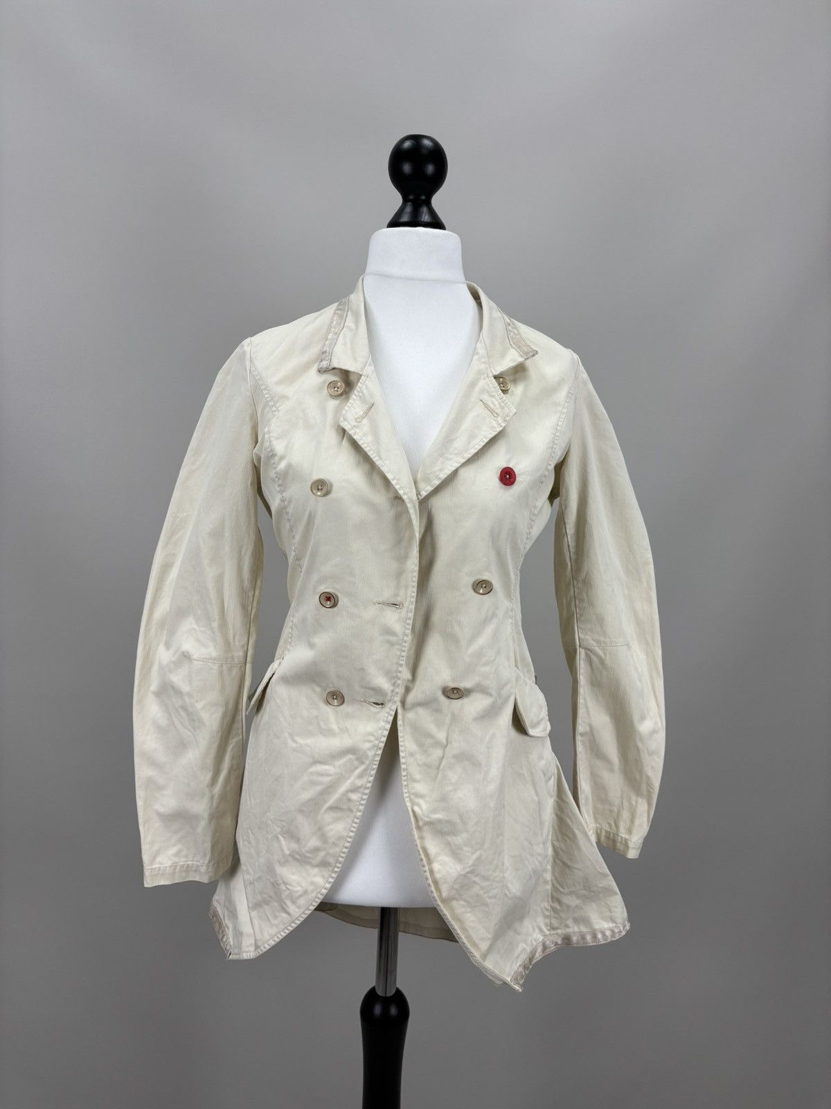 Marithe + Francois Girbaud Womens jacket Marithe Francois Girbaud Size XS/S Color Beige Size XS / US 0-2 / IT 36-38 - 1 Thumbnail