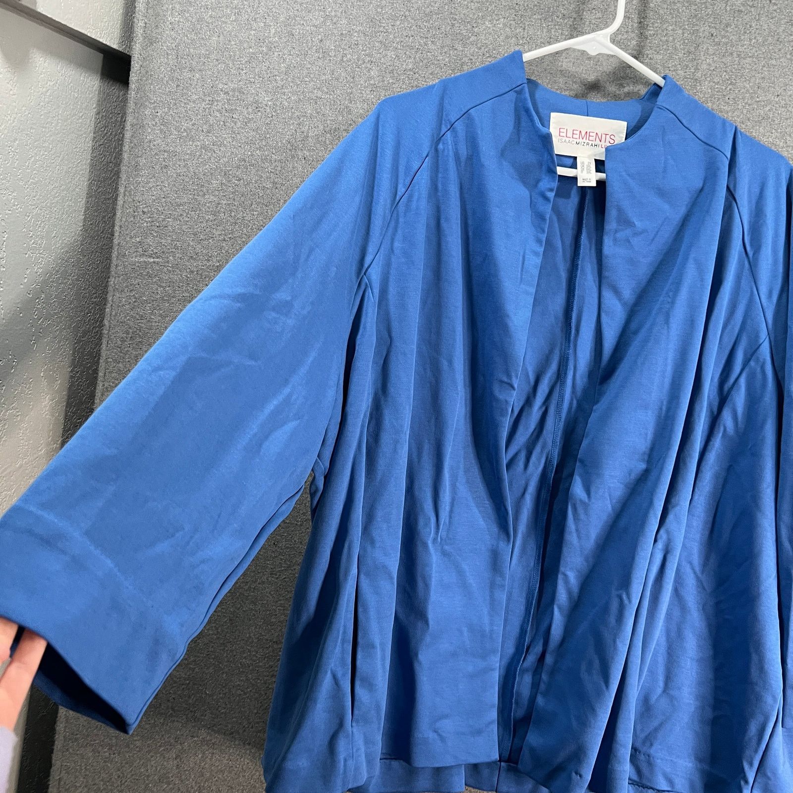 Isaac Mizrahi Isaac Mizrahi Live! Elements 24/7 Stretch Knit Open Front Size XXL / US 16-18 / IT 52-54 - 4 Thumbnail