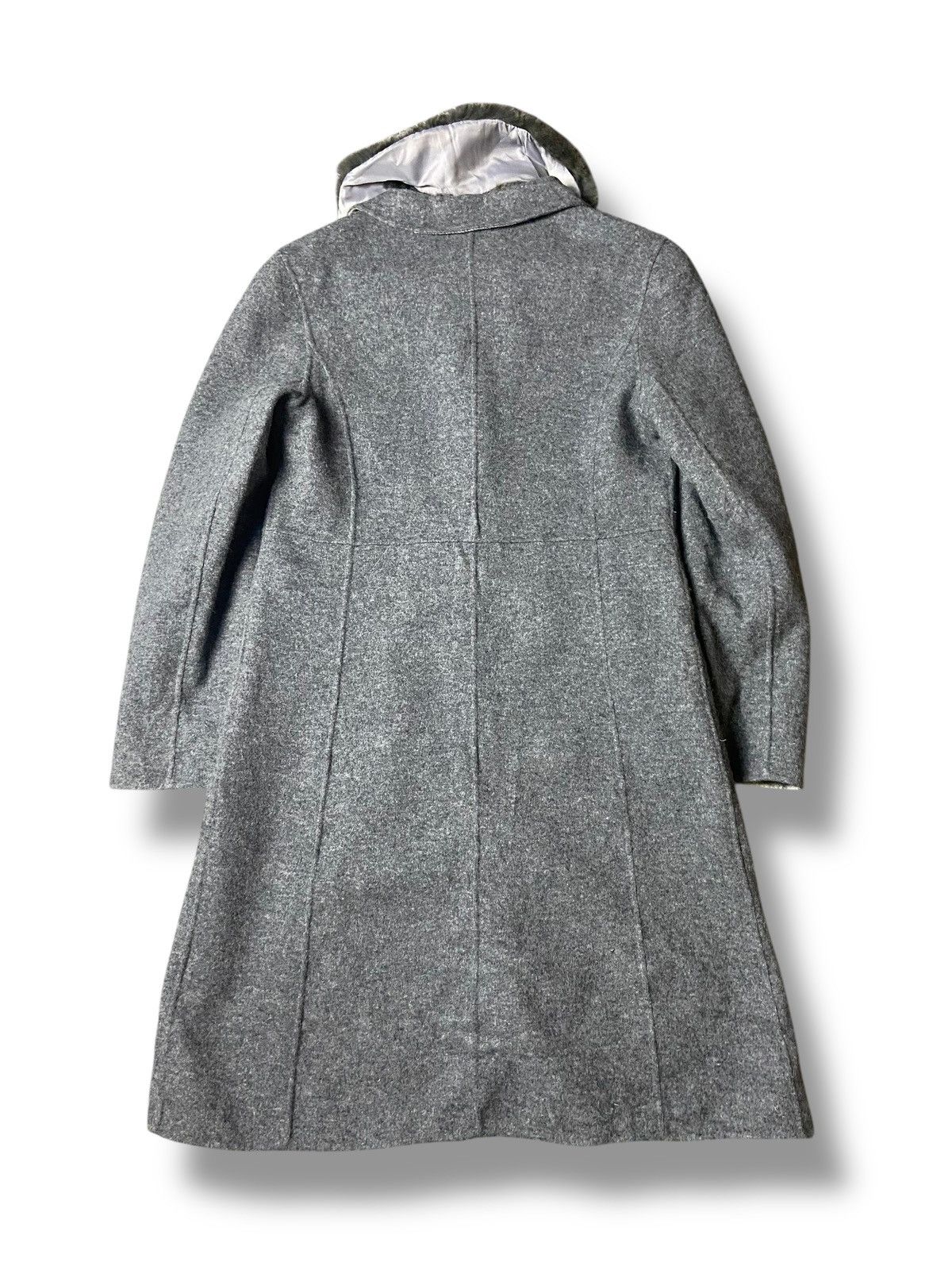 Designer × Japanese Brand × Vintage PEYTON PLACE Brand Fur Collared Long Coat (127) Size US XXS / EU 40 - 2 Thumbnail