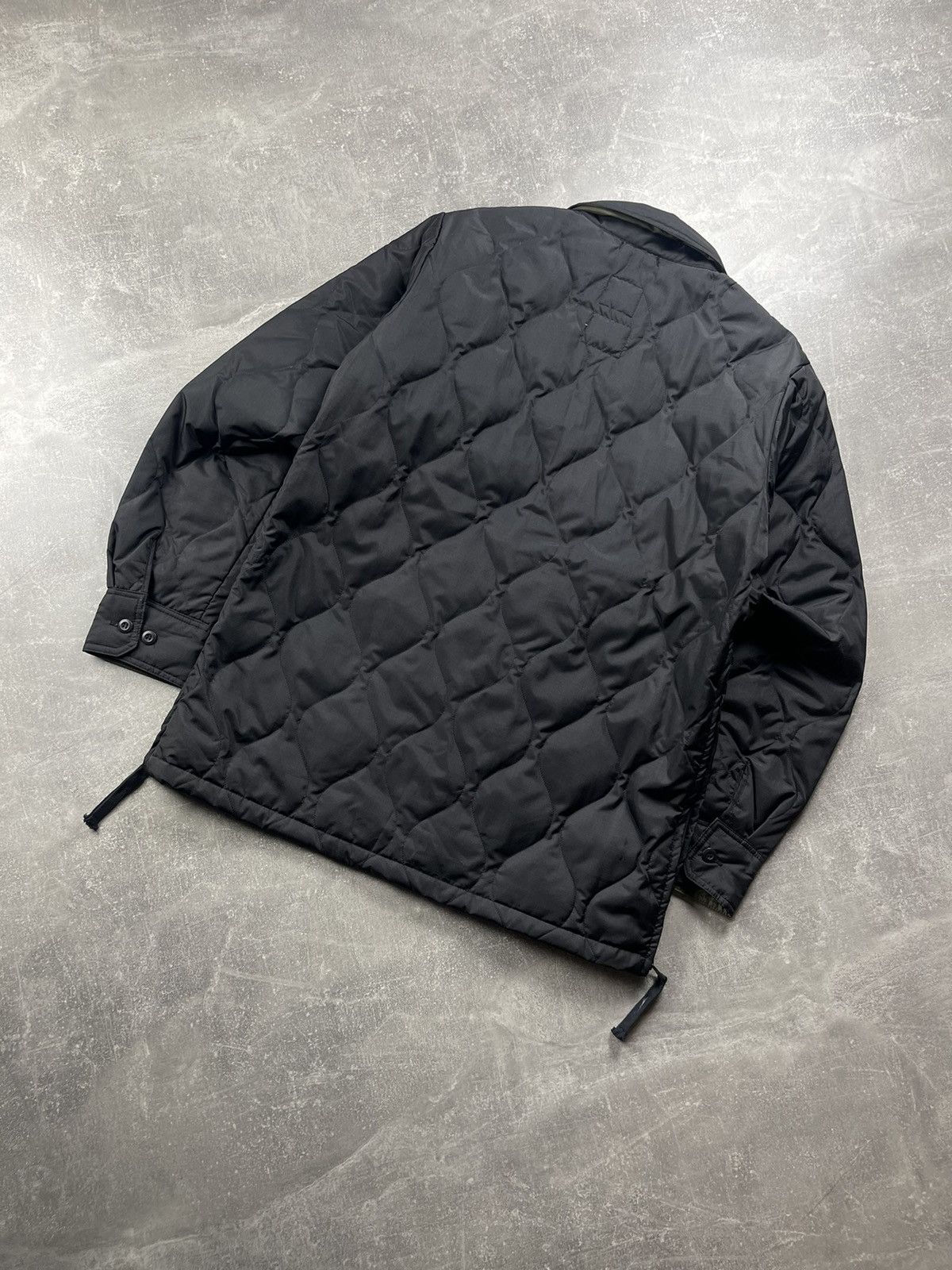 TAION TAION Military Quilted Down Shirt Jacket Black Size M Size US L / EU 52-54 / 3 - 7 Thumbnail
