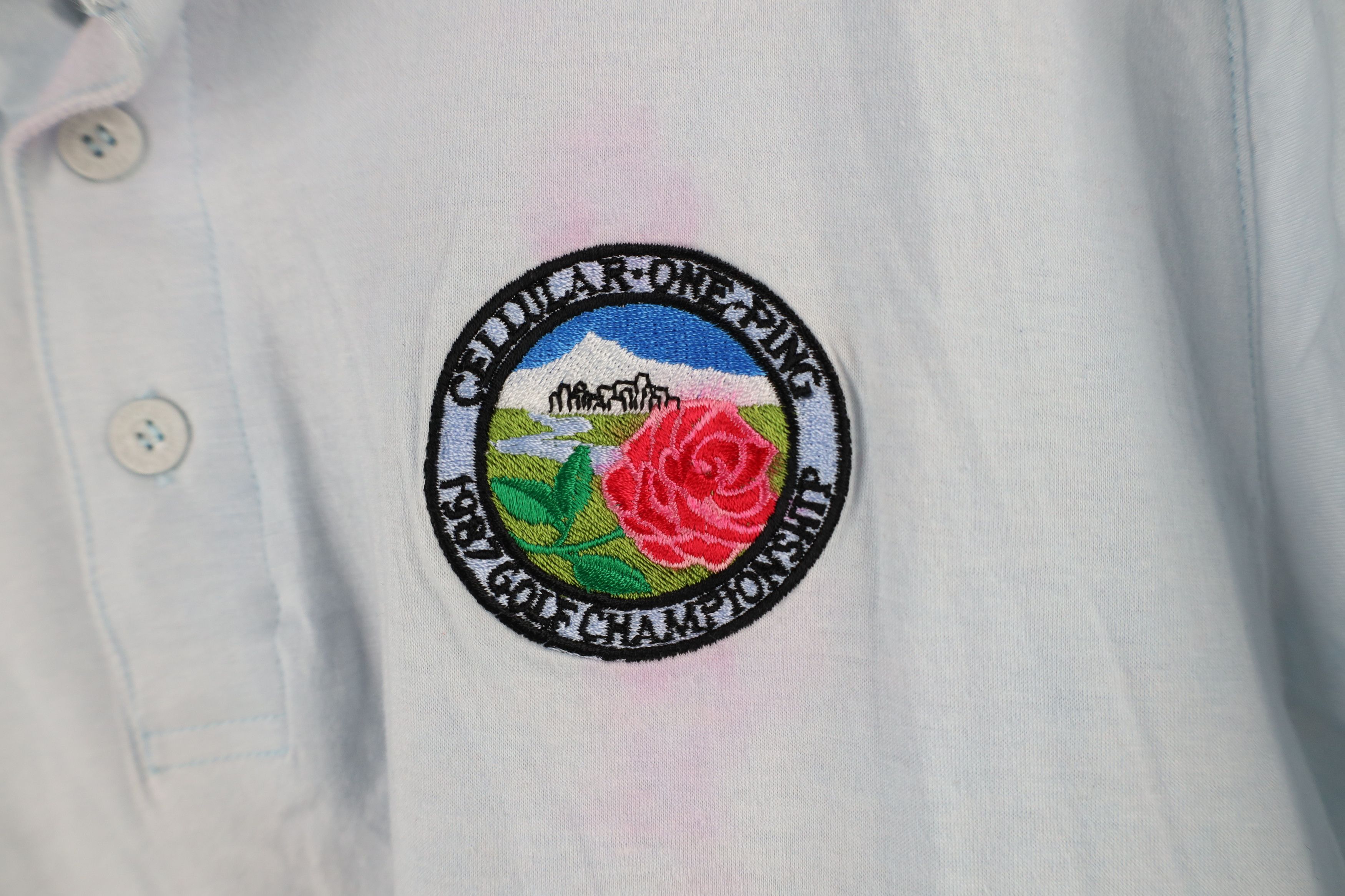 Nike × Vintage Vintage 80s Nike Ping Golf Championship 1987 Polo Shirt Size US L / EU 52-54 / 3 - 4 Thumbnail