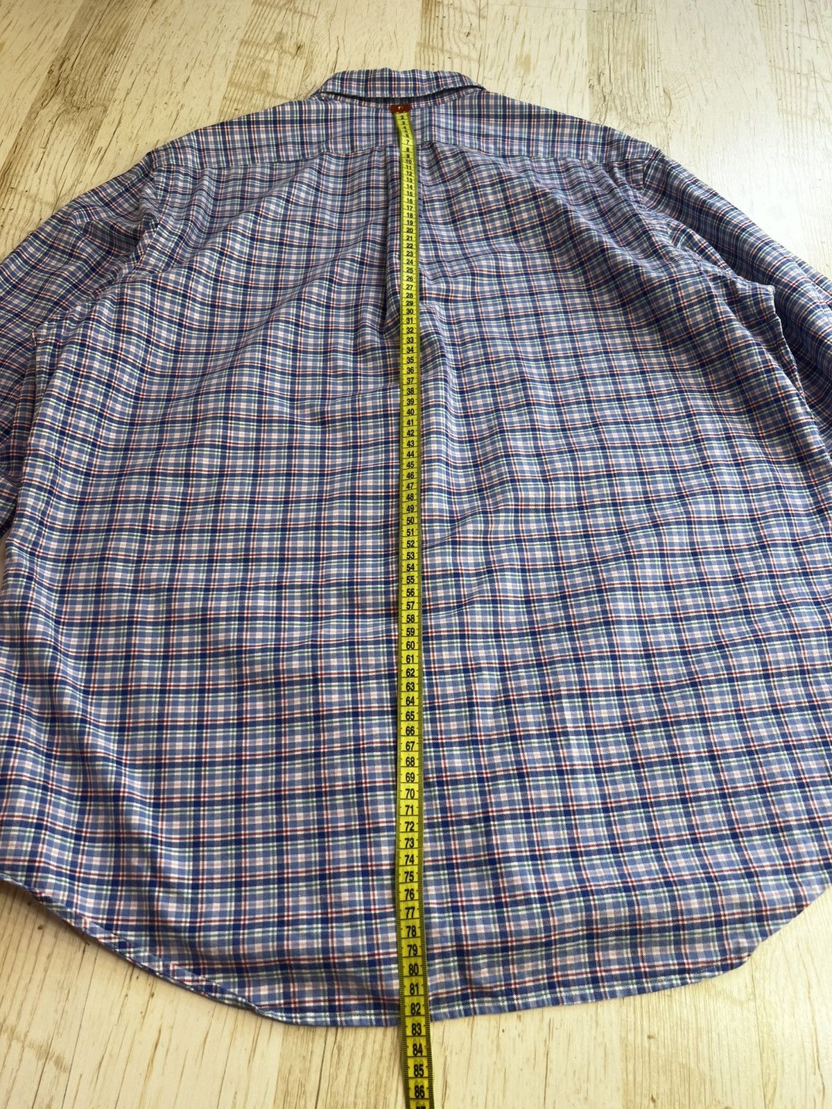 Ralph Lauren Ralph Lauren Classic Fit Plaid Shirt Blue Red Check Cotton Size US XL / EU 56 / 4 - 14 Thumbnail