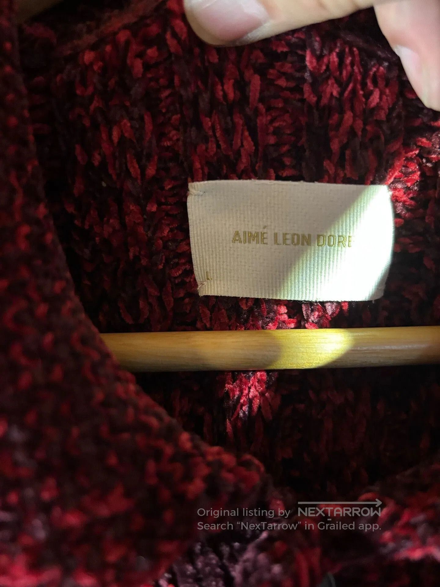 Aime Leon Dore Aime Leon Dore Open Collar Sweater. Size US L / EU 52-54 / 3 - 8 Thumbnail