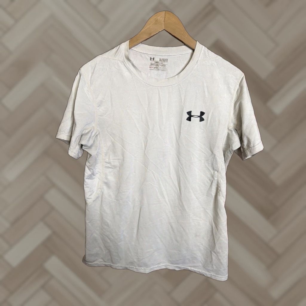 Under Armour Under Armour HeatGear Compression Top Men's White XL Size US XL / EU 56 / 4 - 1 Thumbnail