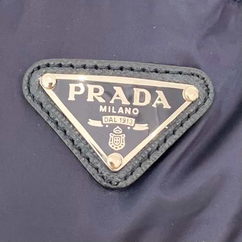 Prada Prada Dark blue triangle zipper down jacket 2502-Nextarrow Size US S / EU 44-46 / 1 - 5 Thumbnail