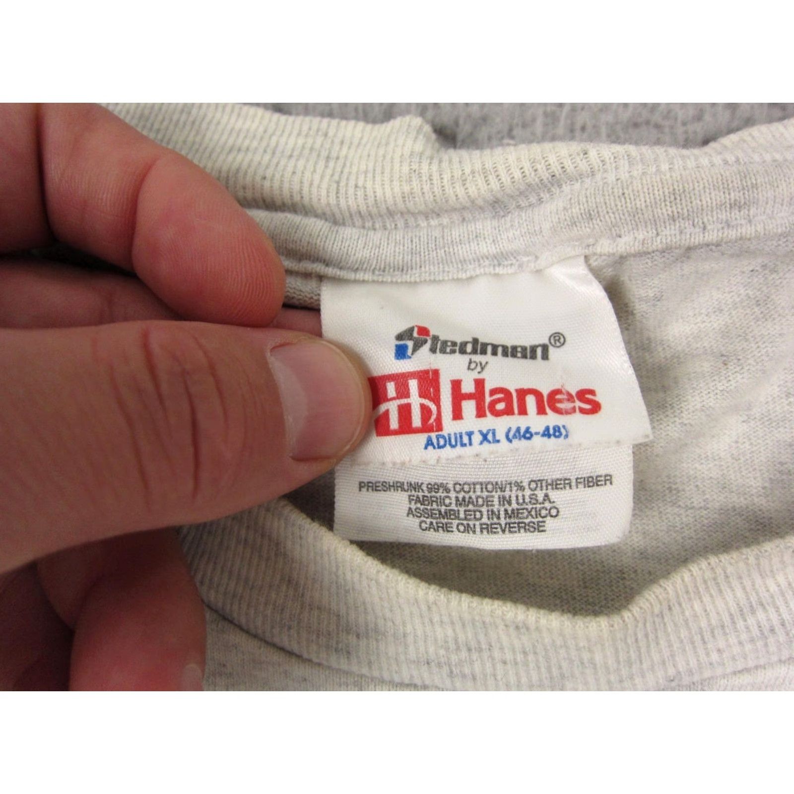 Hanes VINTAGE Hanes Bud Light Shirt Mens XL Gray Short Sleeve Crew Neck Logo 90s California Florida 80s 90s Ventage Shirt Mens XL Gray Size US XL / EU 56 / 4 - 7 Thumbnail