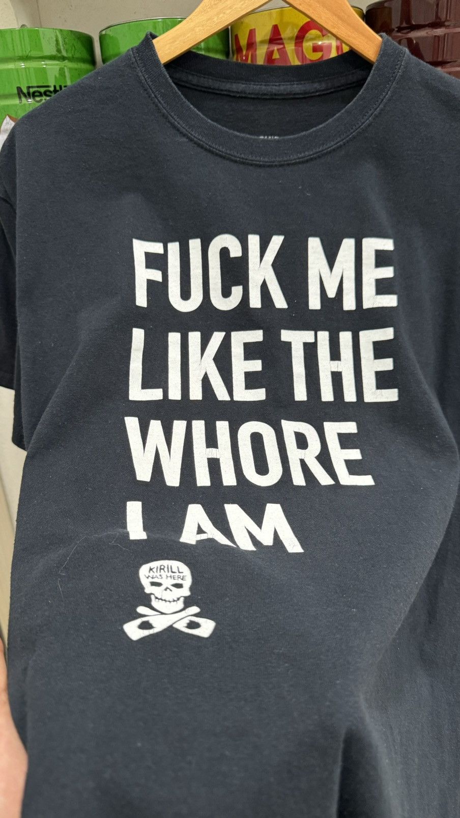 Other 💥BIND OFFER💥Humor “Fuck Me Like The Whore I Am“ Size US L / EU 52-54 / 3 - 5 Thumbnail