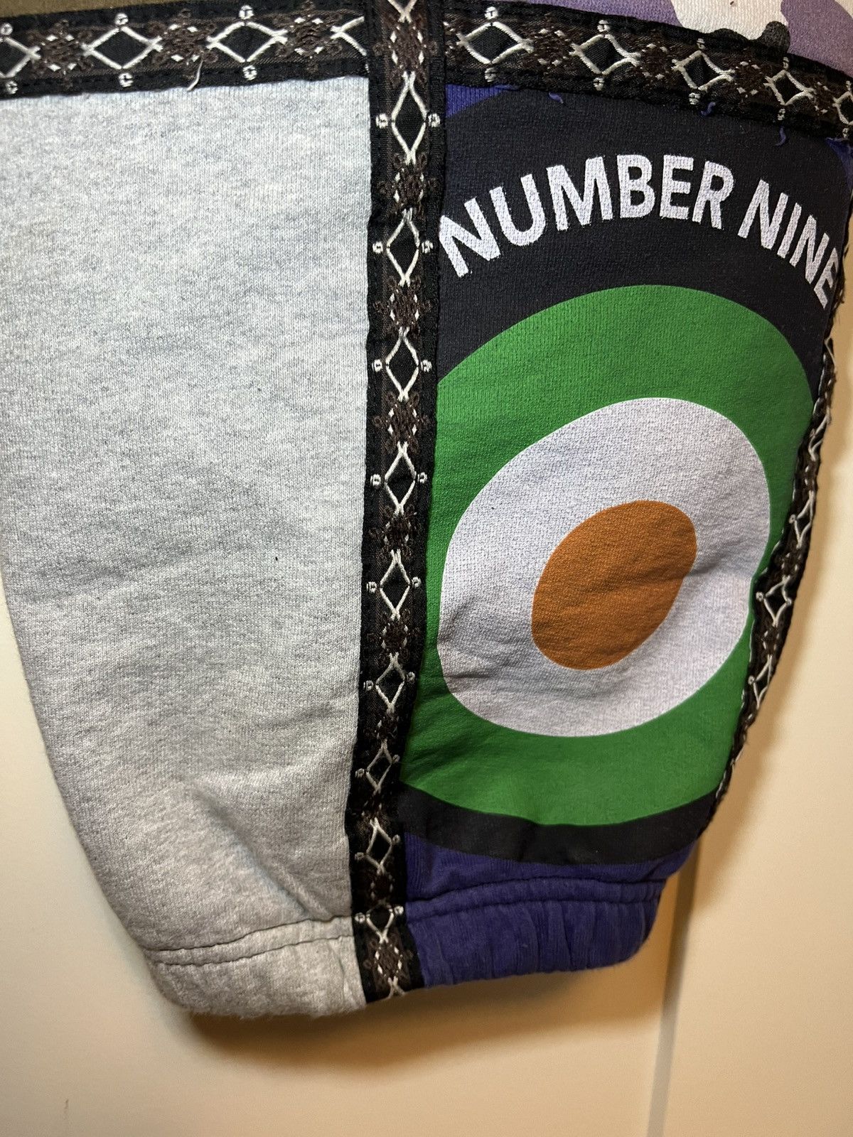 Number (N)ine × Supreme Supreme X Number (N)ine patchwork sweatpants Size US 36 / EU 52 - 12 Thumbnail