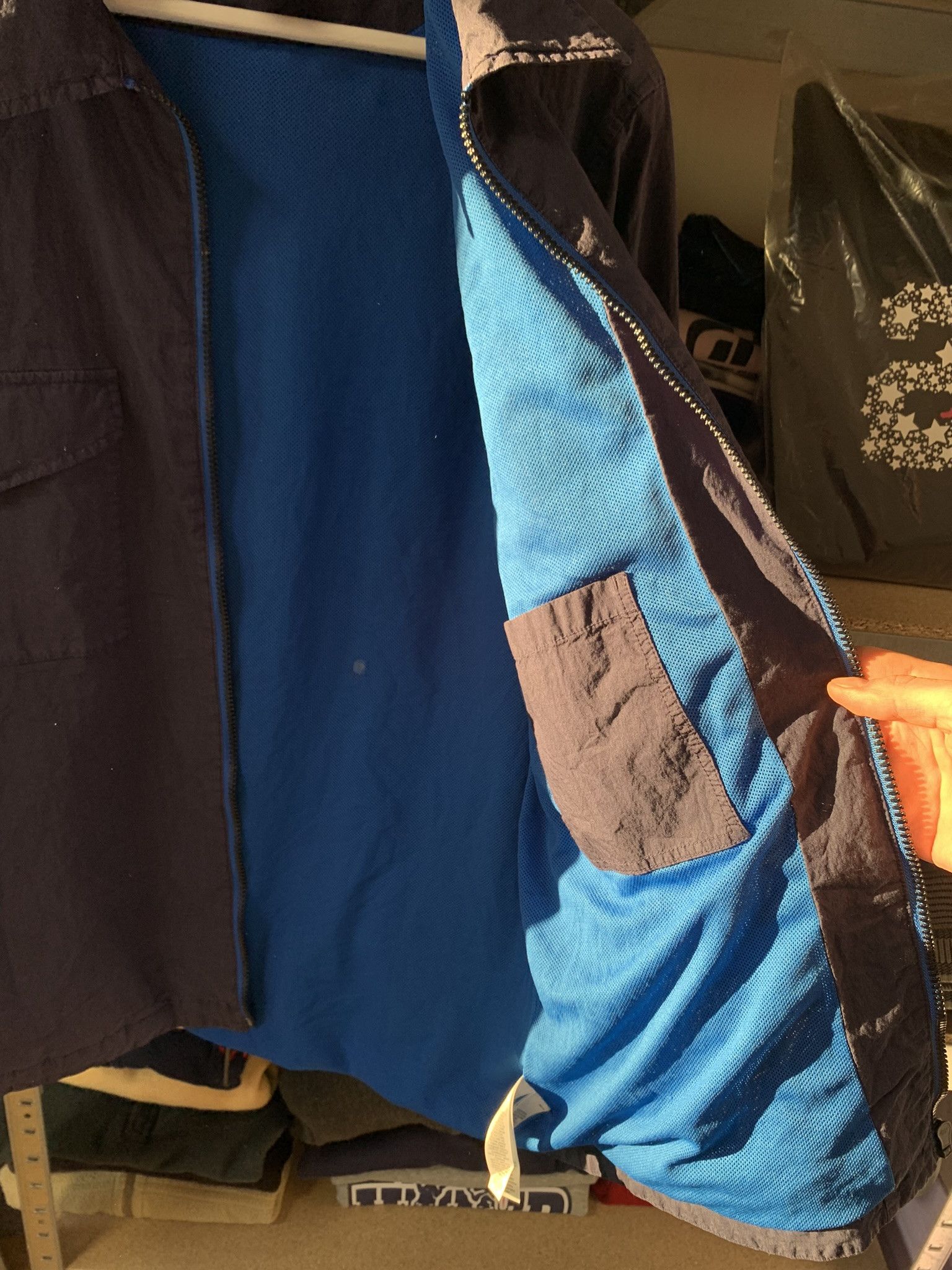 Paul Smith PS By Paul Smith Nylon Windbreaker Jacket Navy Men's Size L Size US L / EU 52-54 / 3 - 8 Thumbnail
