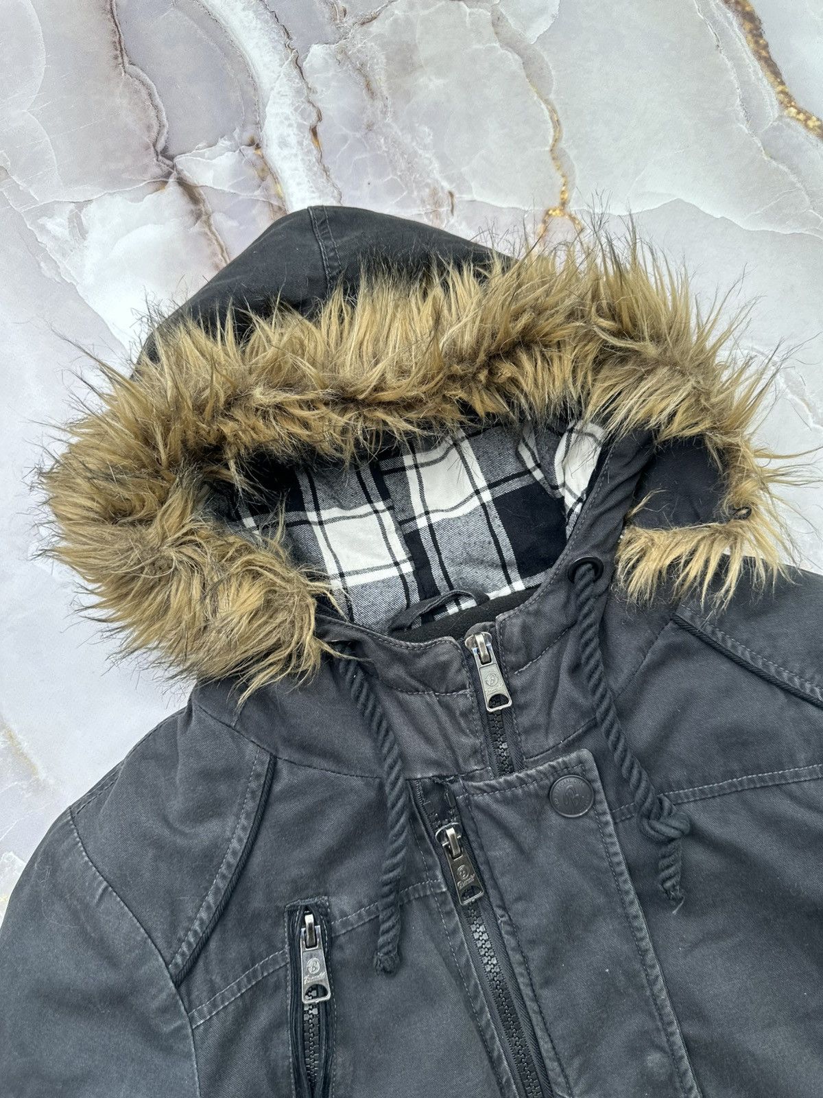 Japanese Brand Vintage Jacket With Hood Size XL / US 12-14 / IT 48-50 - 2 Thumbnail