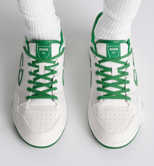 Dior o1w1db10426 3SN318 Low-Top Sneakers in White/Green Size US 12 / EU 45 - 5 Thumbnail