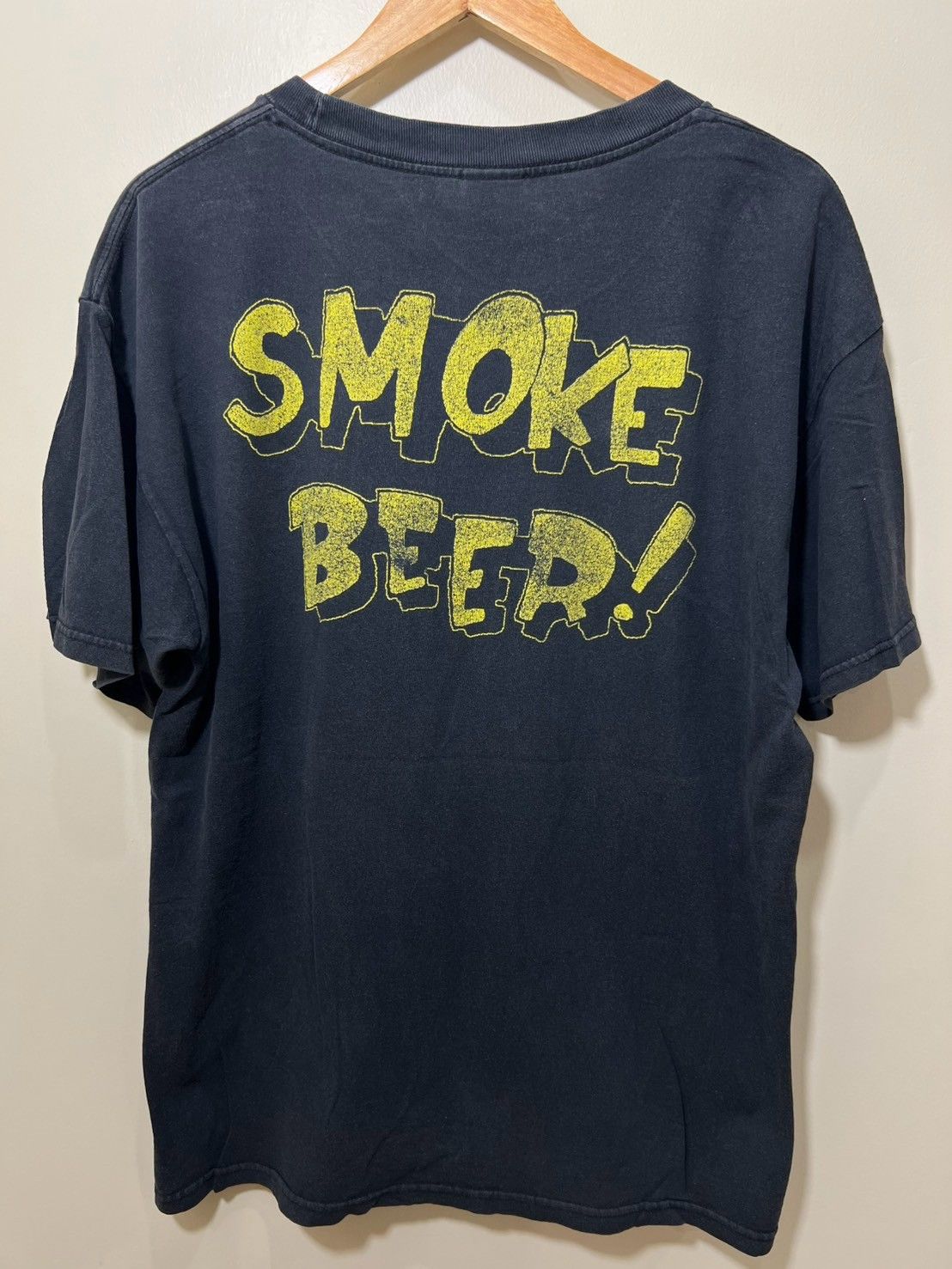 Band Tees × Vintage Vintage 00's Municipal Waste Smoke Beer Promo shirt bnz01 Size US L / EU 52-54 / 3 - 6 Thumbnail
