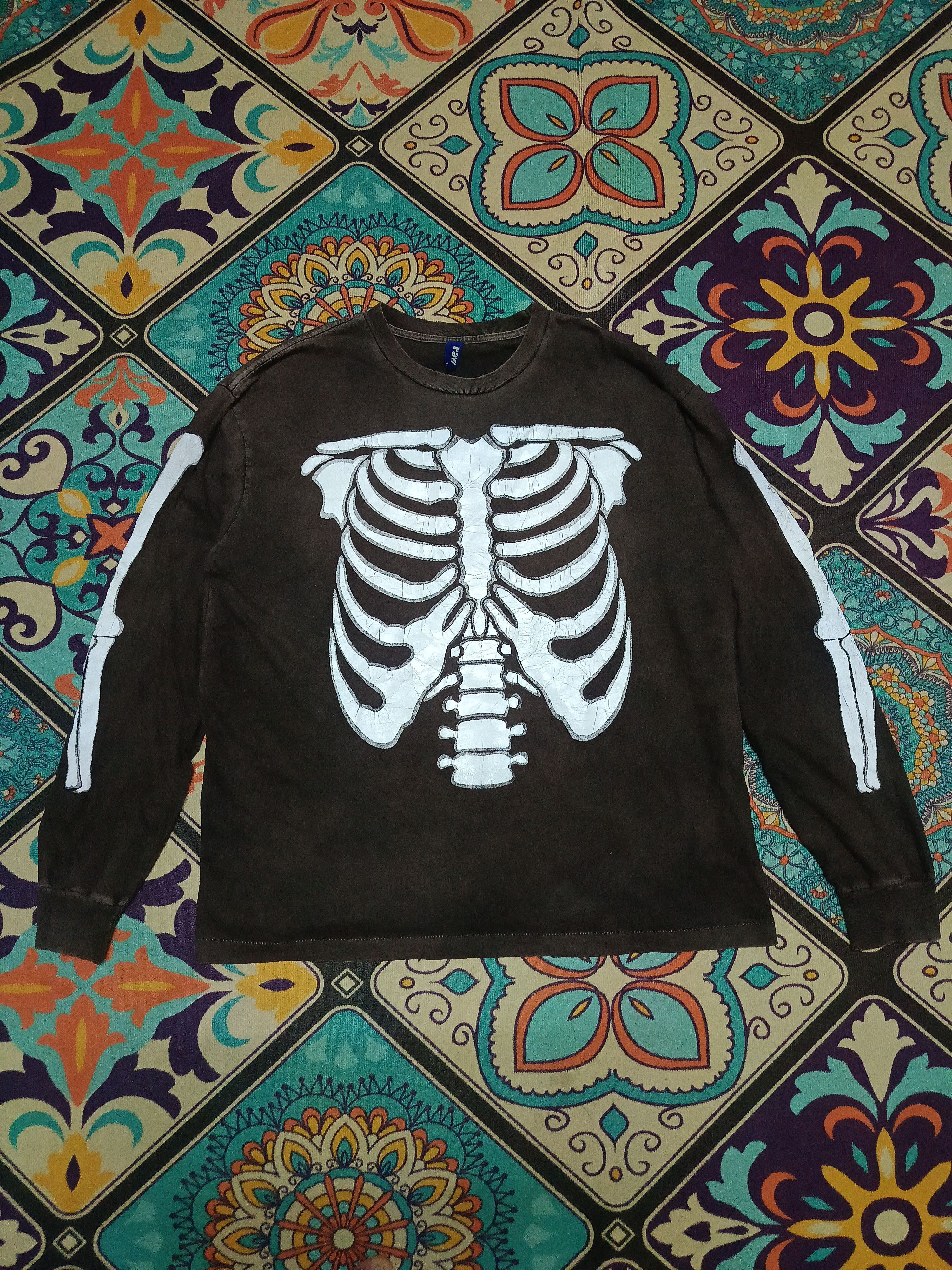 Beauty Beast Punk Distressed Skeleton Takahiro Miyashita Inspired shirt Size US XL / EU 56 / 4 - 1 Thumbnail