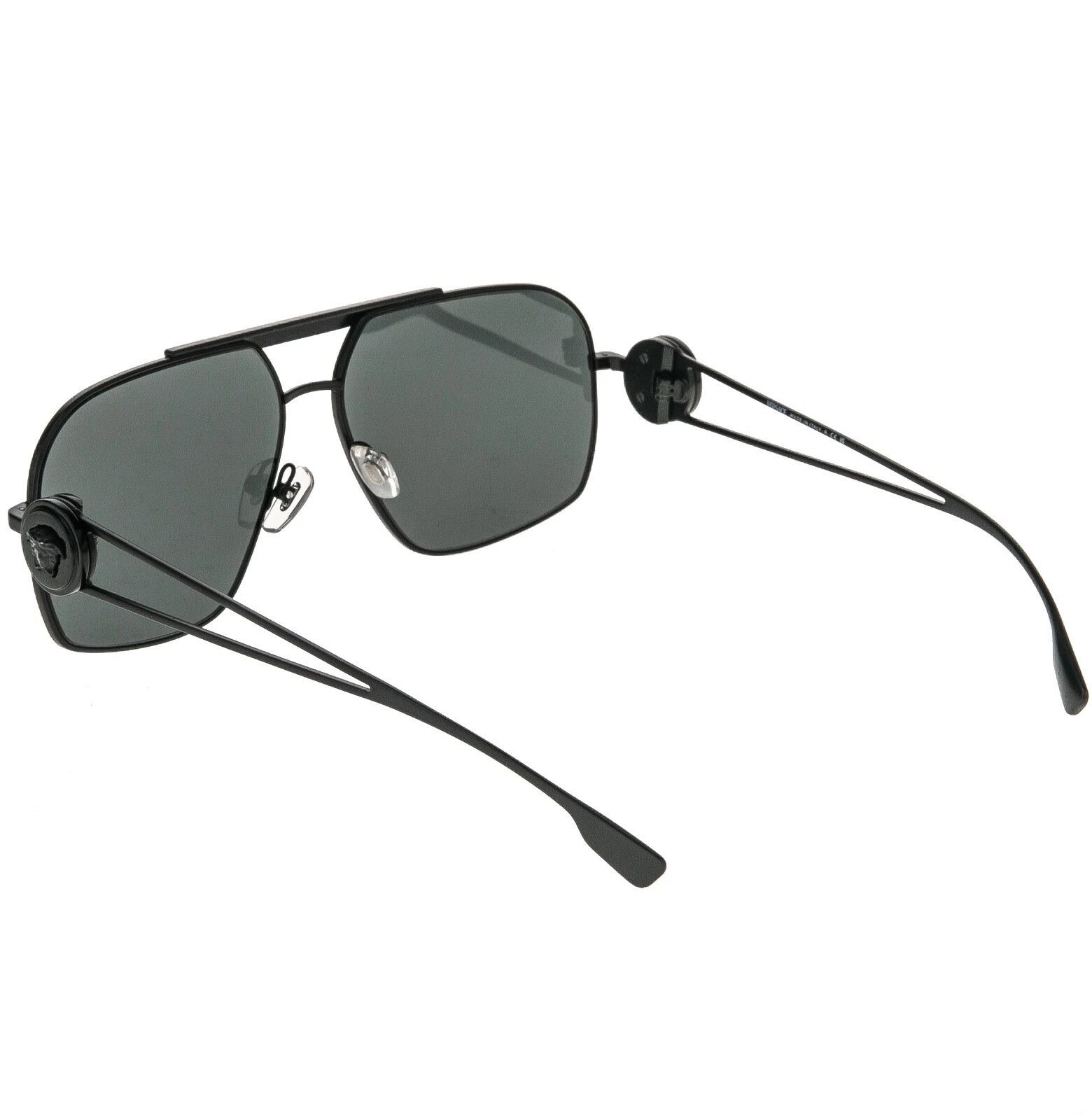 Versace VERSACE VE2269 2269 Medusa NAVIGATOR Matte Aviator Sunglass Size ONE SIZE - 3 Thumbnail