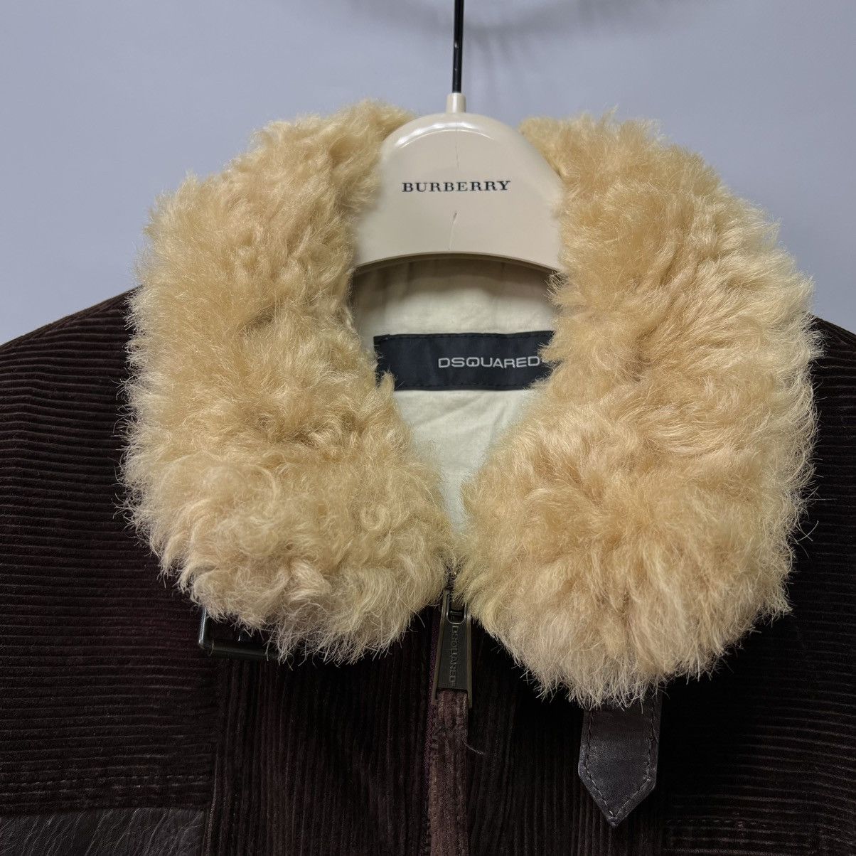 Dsquared2 Dsquared Hybrid Leather Shearling Jacket AW04 Vintage RARE Size US L / EU 52-54 / 3 - 6 Thumbnail