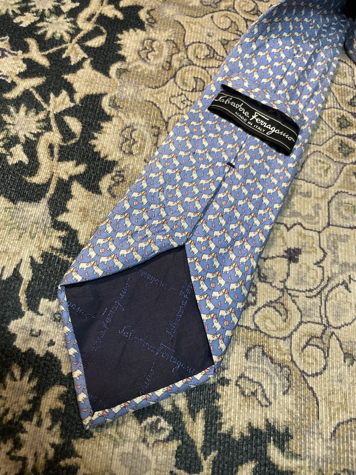 Salvatore Ferragamo Salvatore ferragamo vintage silk tie Size ONE SIZE - 5 Thumbnail