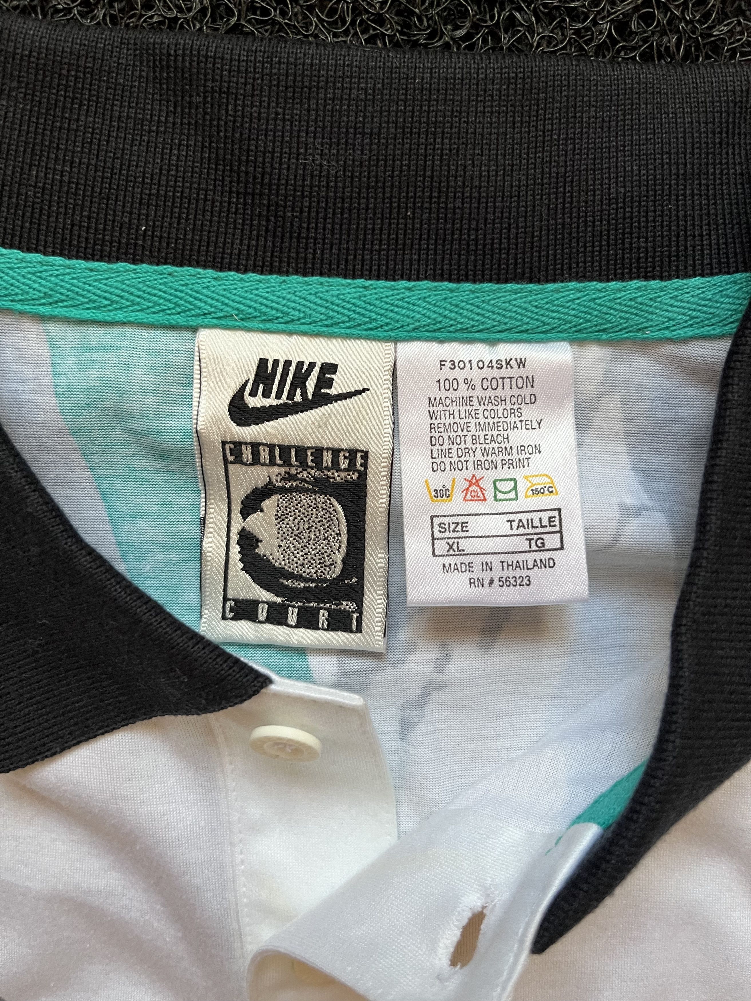 Vintage Nike Challenge Court Agassi Rare 90's Streetwear Tee