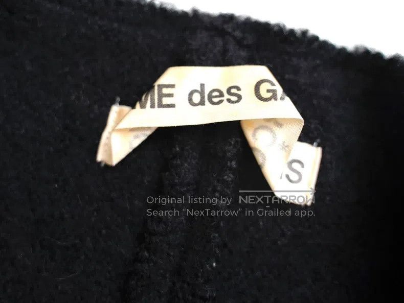 Comme des Garcons Comme Des Garcons Early Black Wool Ripped Jacket Size S / US 4 / IT 40 - 8 Thumbnail