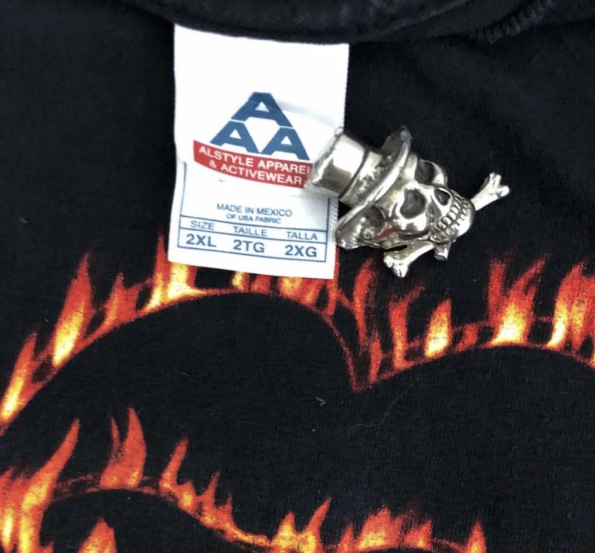 Vintage Vintage Rolling stones 2004 tongue flames print official Xxl Size US XXL / EU 58 / 5 - 9 Thumbnail