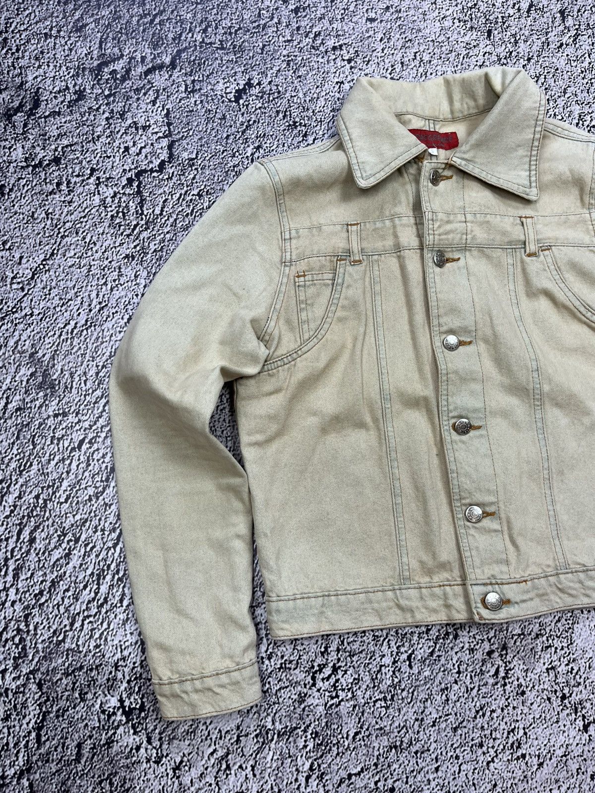 Japanese Brand Vintage Y2K rust japanese denim jeans jacket size S Size S / US 4 / IT 40 - 2 Thumbnail