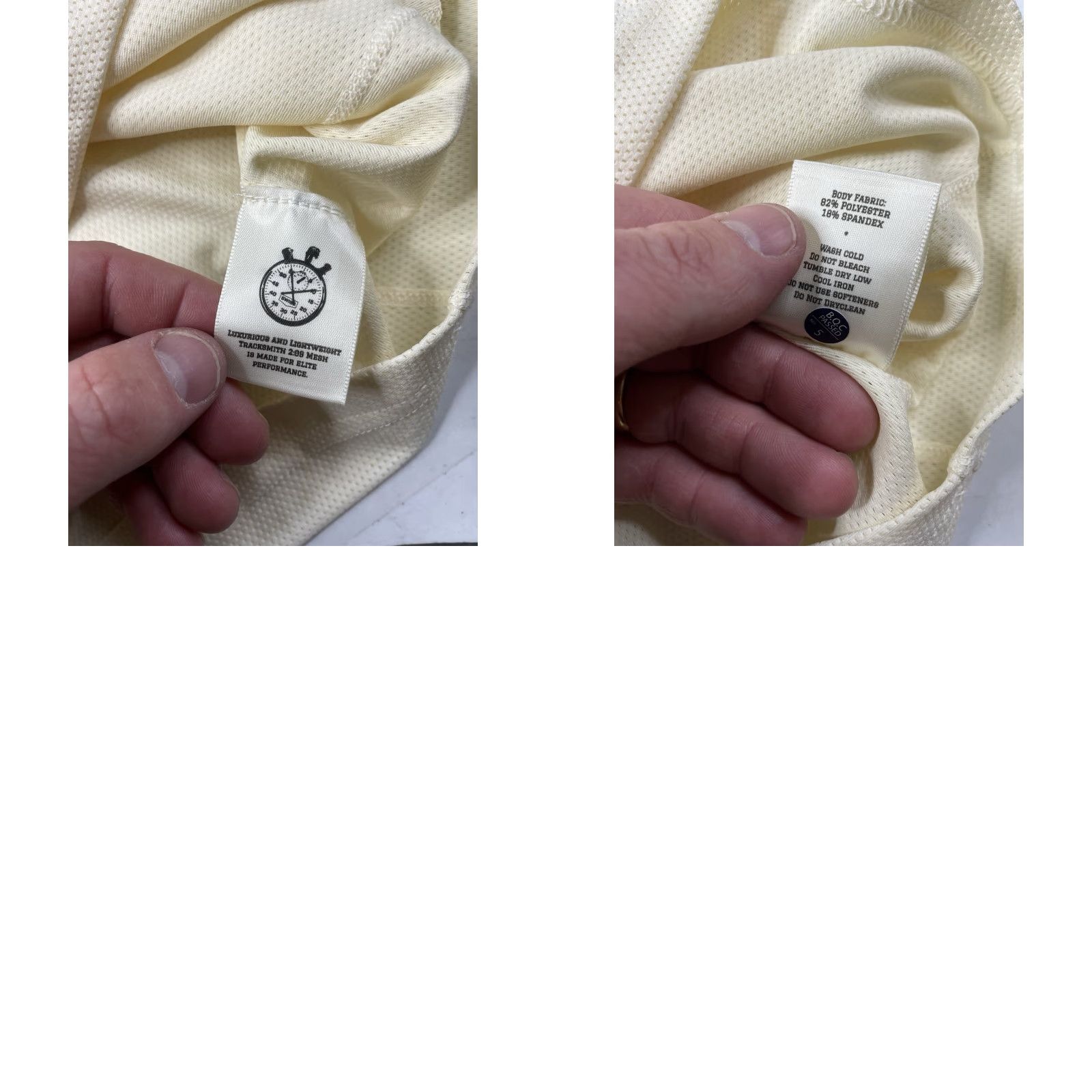 Vintage Tracksmith Long Sleeve Running Shirt Mens Small Ivory T-Shirt Performance Activewear Running & Jogging Size US S / EU 44-46 / 1 - 8 Thumbnail