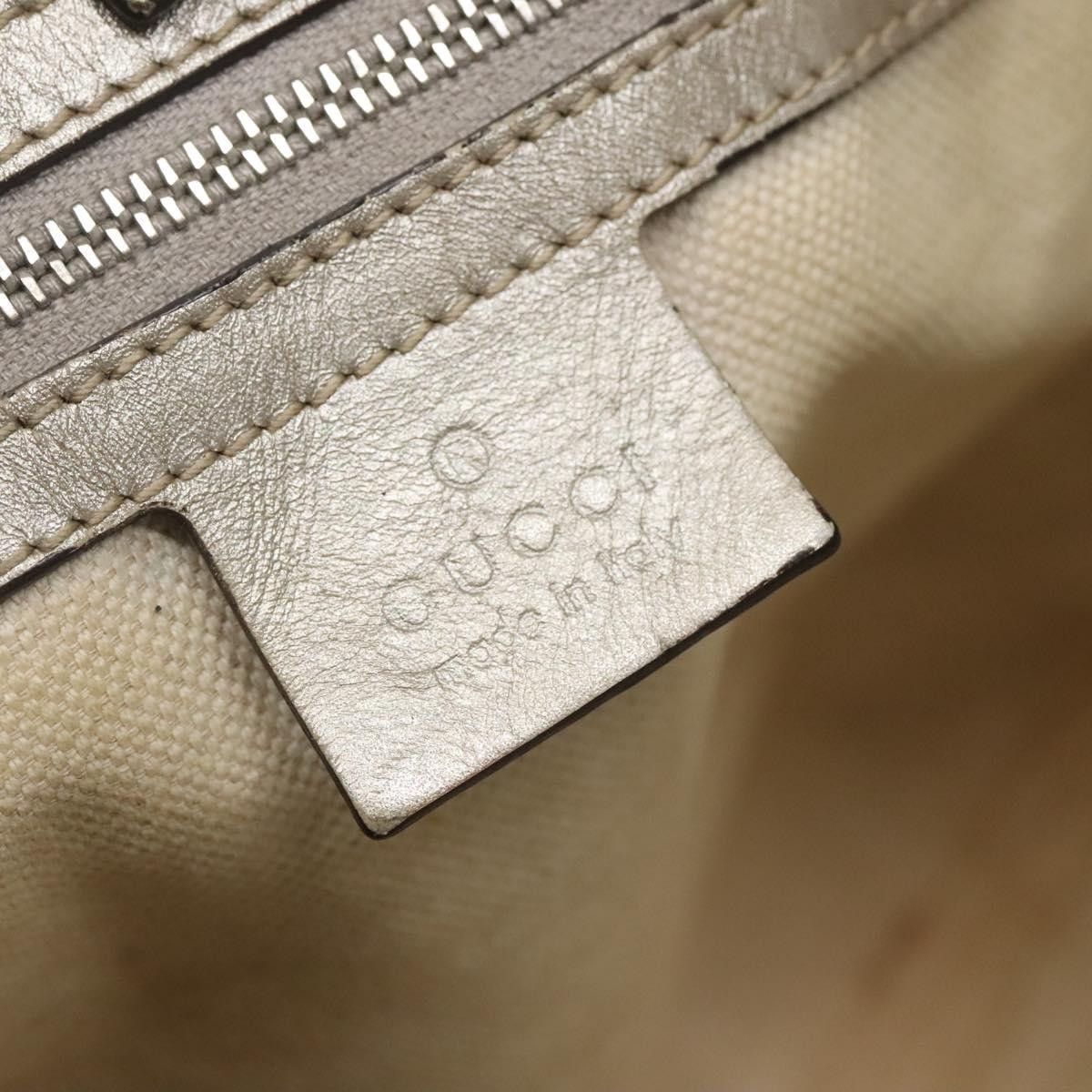 Gucci GUCCI GG Implementation Tote Bag Silver Size ONE SIZE - 14 Thumbnail