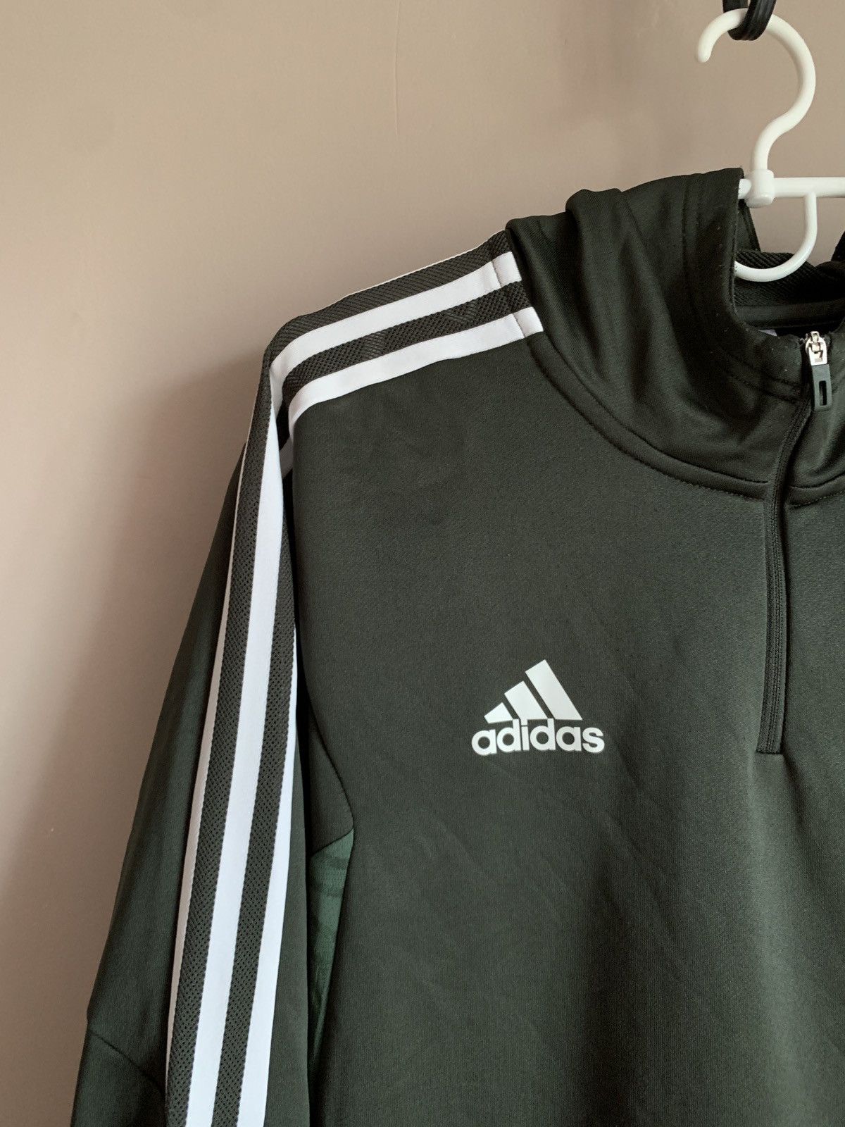Adidas Celtic Glasgow Training Football 1/3 Zip Hoodie Adidas Sz L Size US L / EU 52-54 / 3 - 3 Thumbnail