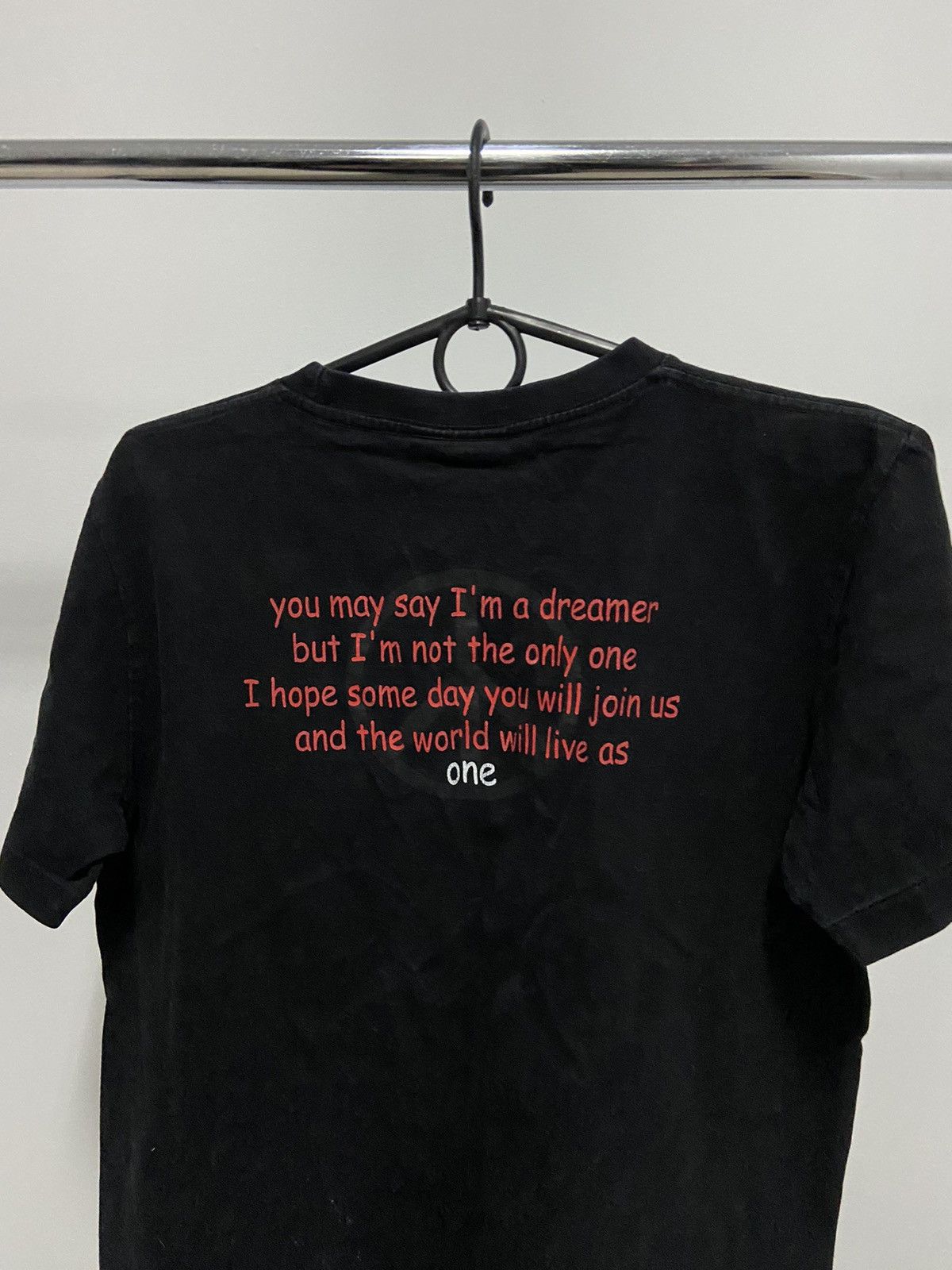Vintage John Lennon t shirt rock vintage imagine big print Size US M / EU 48-50 / 2 - 4 Thumbnail
