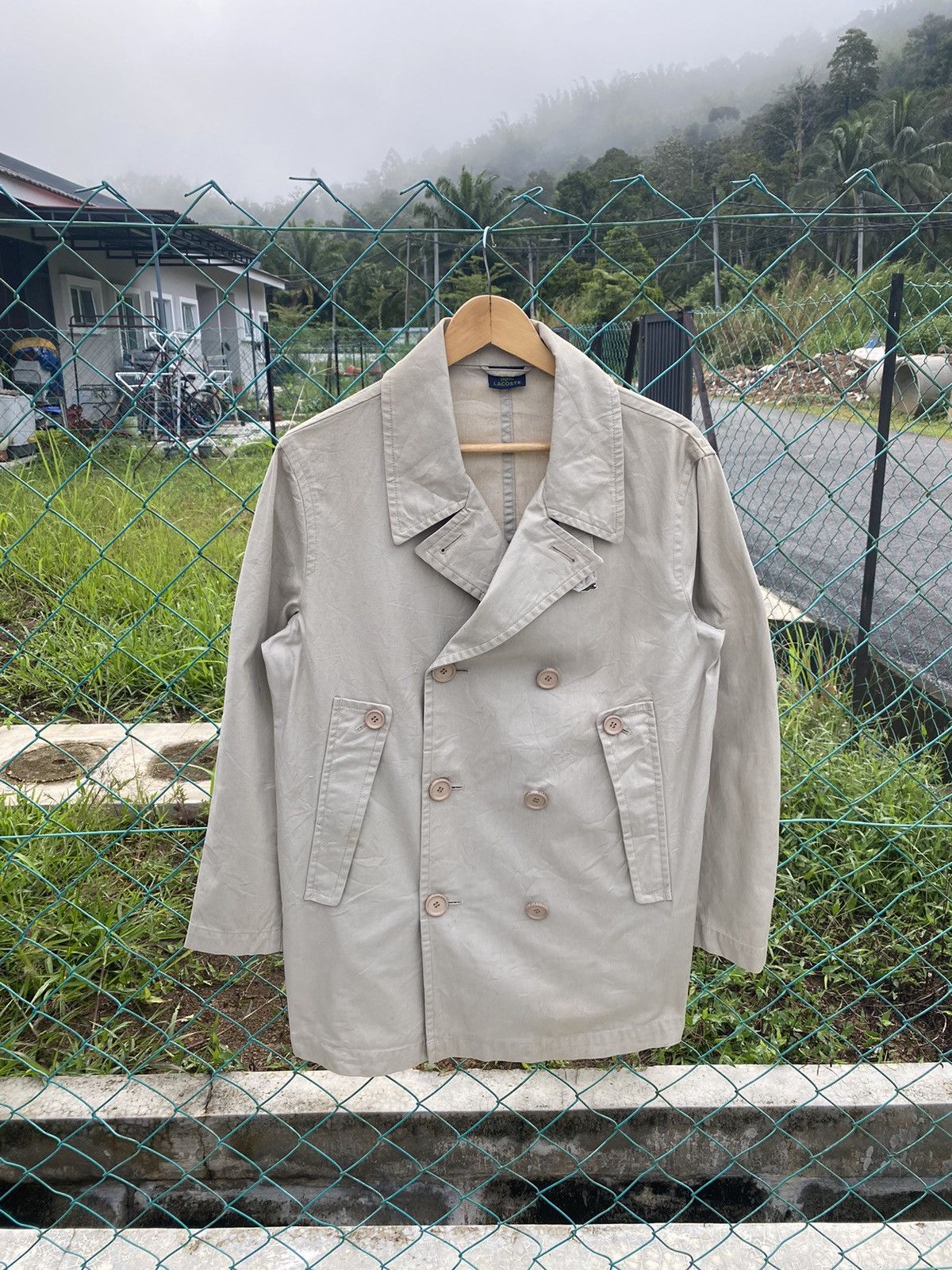 Lacoste Lacoste Double Breasted Jacket Size L / US 10 / IT 46 - 1 Thumbnail
