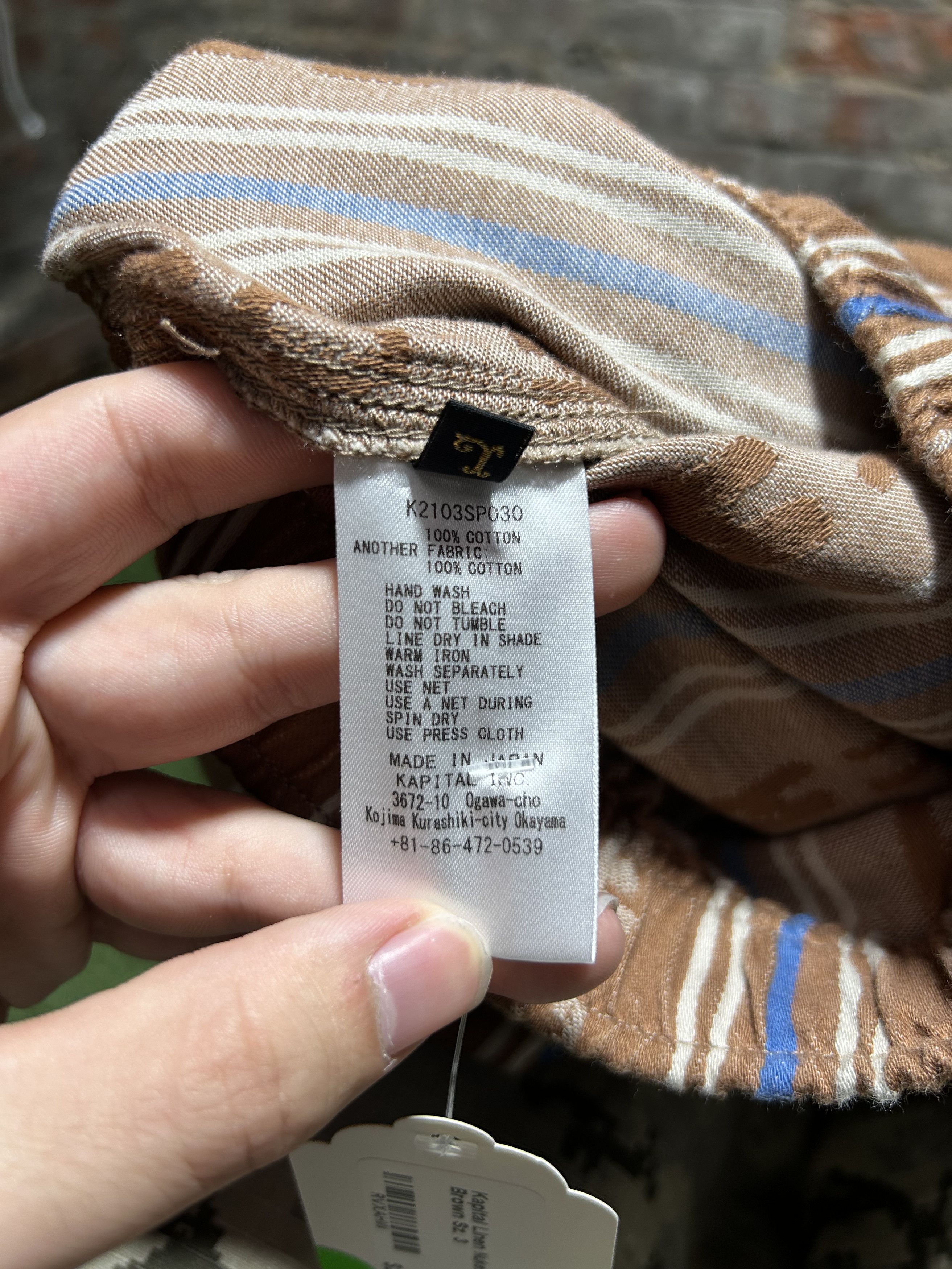 Kapital Kapital Linen Nukes Shorts Size US 32 / EU 48 - 4 Thumbnail