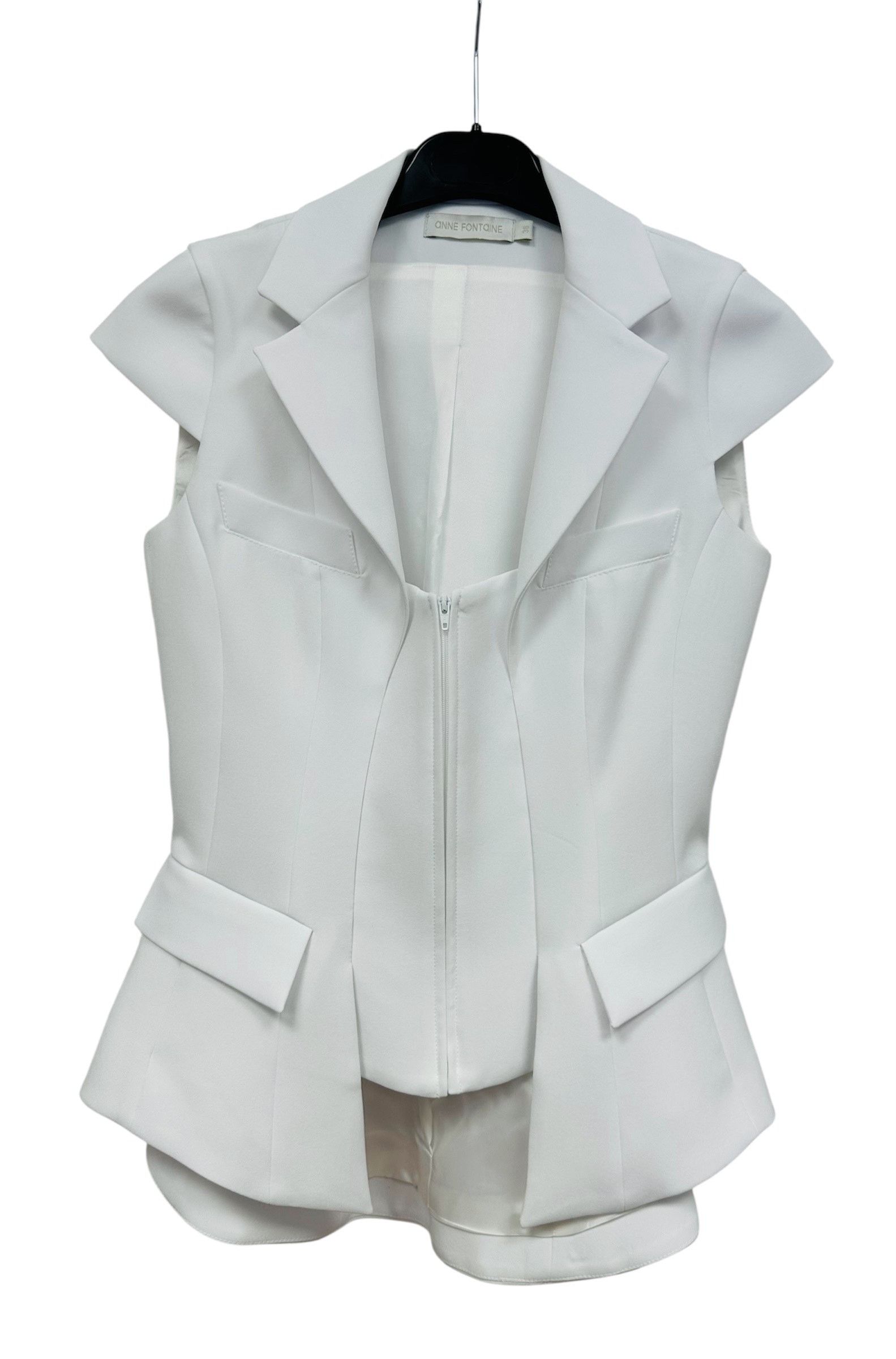 ANNE FONTAINE White vest jacket Size M / US 6-8 / IT 42-44 - 2 Thumbnail