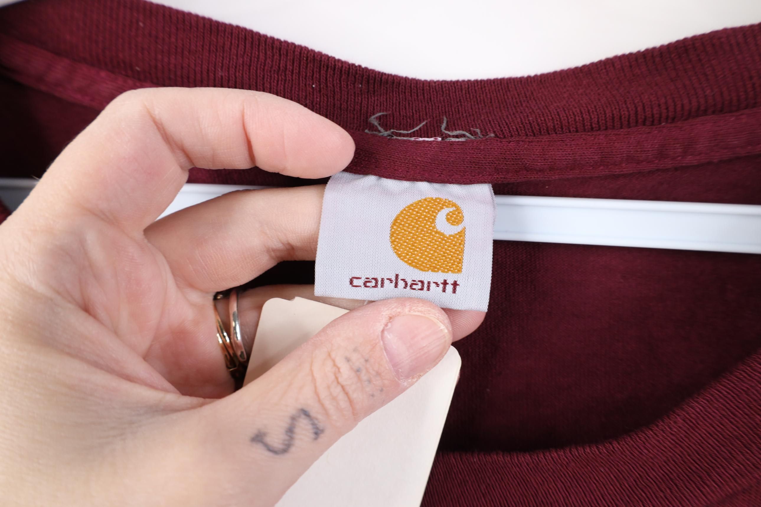 Carhartt Deadstock Vintage 90s Carhartt Sun Faded Pocket T-Shirt USA Size US XXL / EU 58 / 5 - 12 Thumbnail