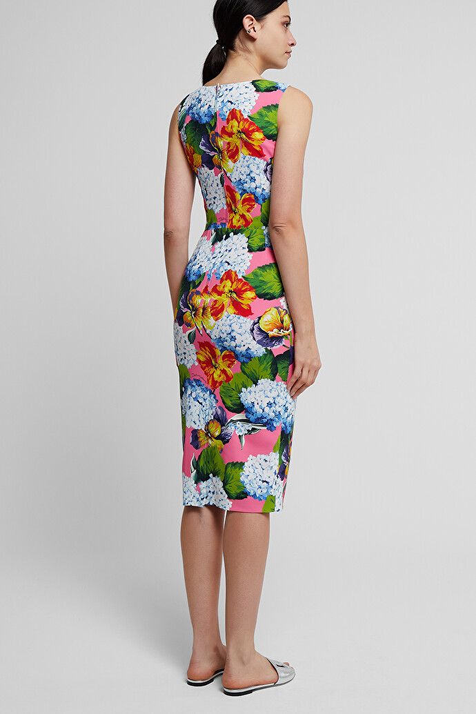 Dolce & Gabbana o1y0825 Midi Dress in Multicolor Size S / US 4 / IT 40 - 4 Thumbnail