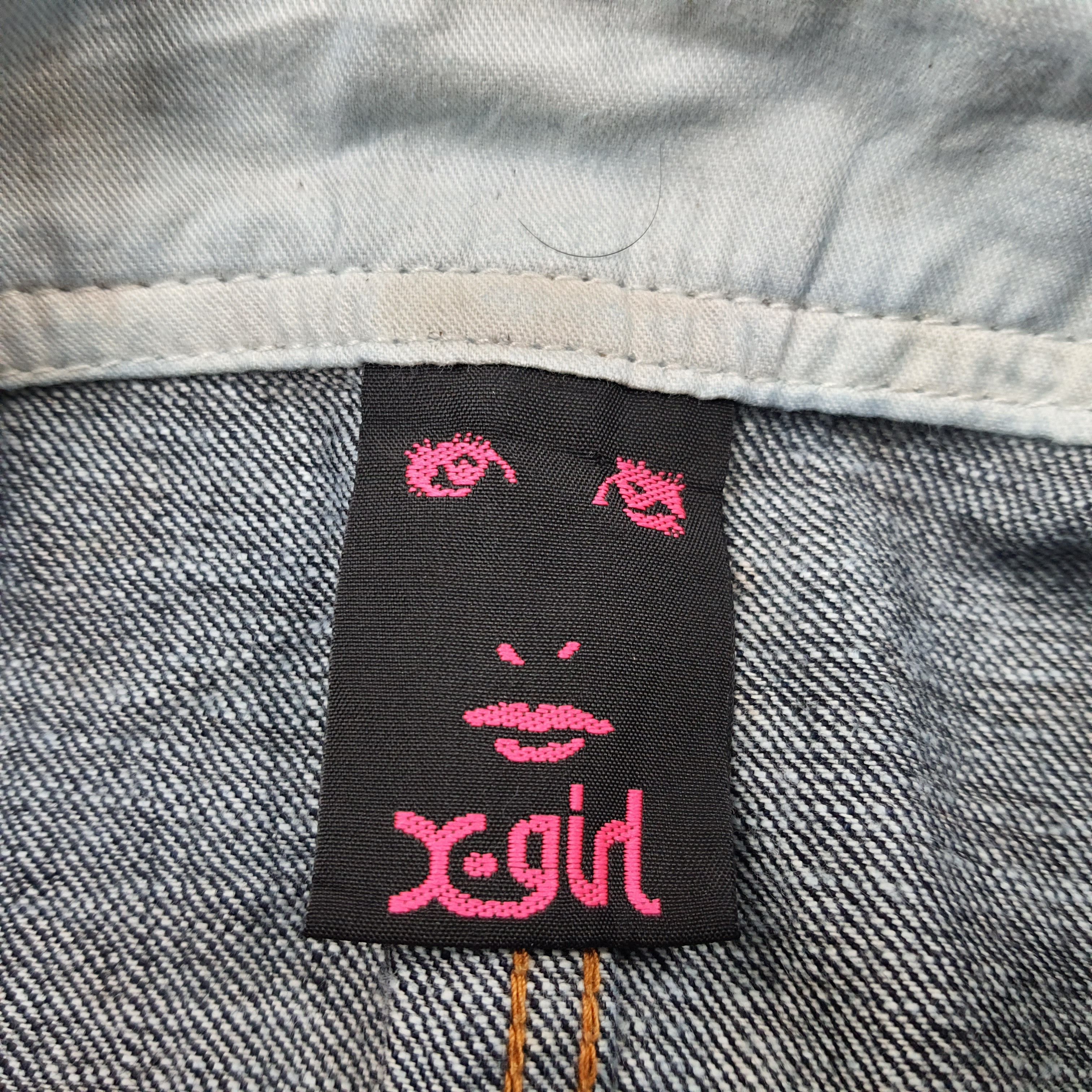 Japanese Brand Vintage X-Girl Streetwear Japan Brand Jumpsuit C235N13 Size 35" - 9 Thumbnail