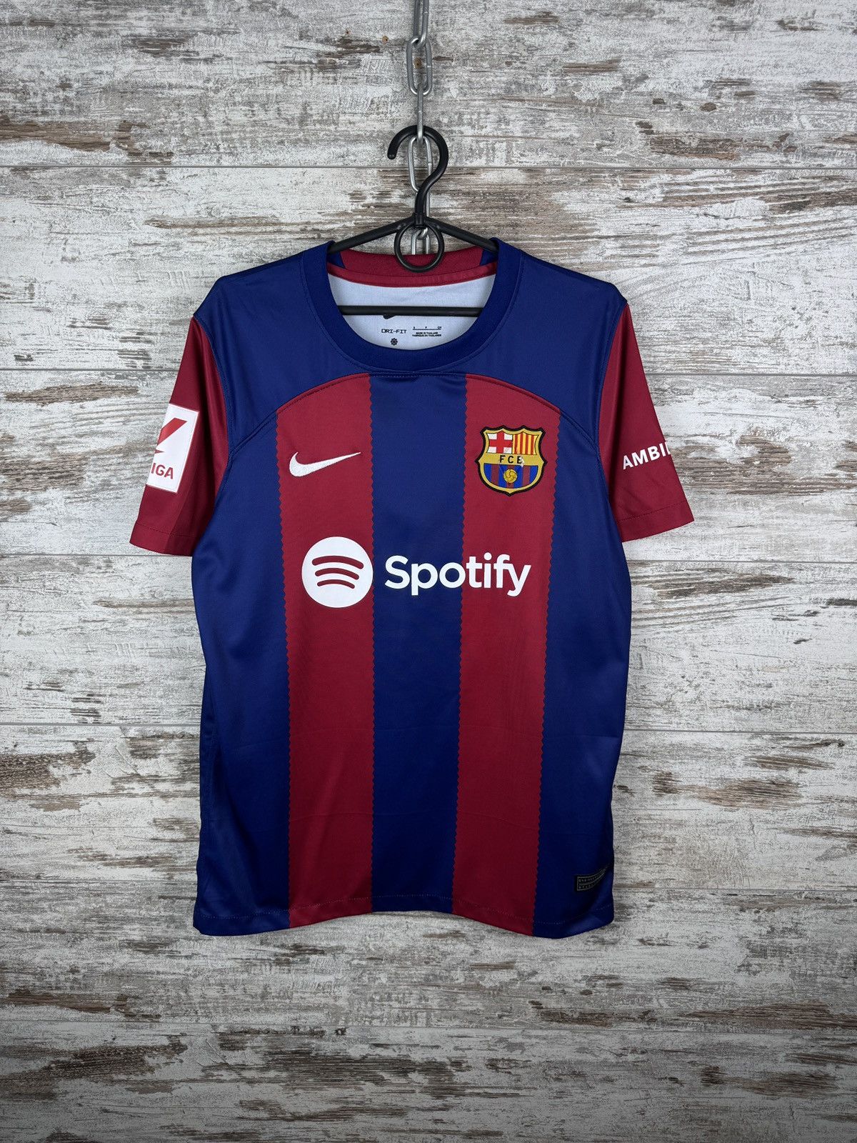 Nike Mens Nike FC Barcelona soccer jersey T-shirt tee training Size US S / EU 44-46 / 1 - 2 Thumbnail