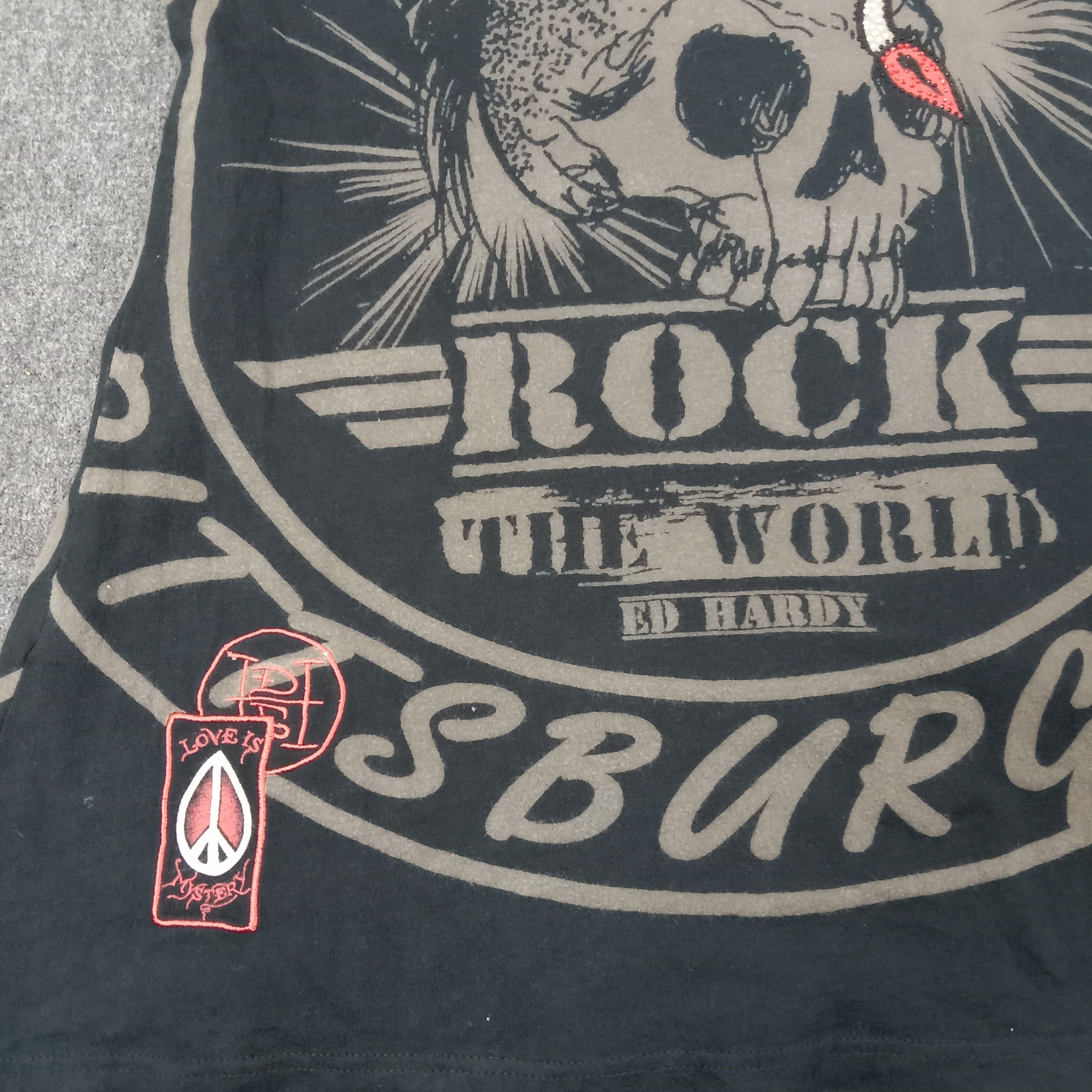 Ed Hardy Ed Hardy by Christian Audiger Rock Tank Top C249N27 Size US S / EU 44-46 / 1 - 7 Thumbnail