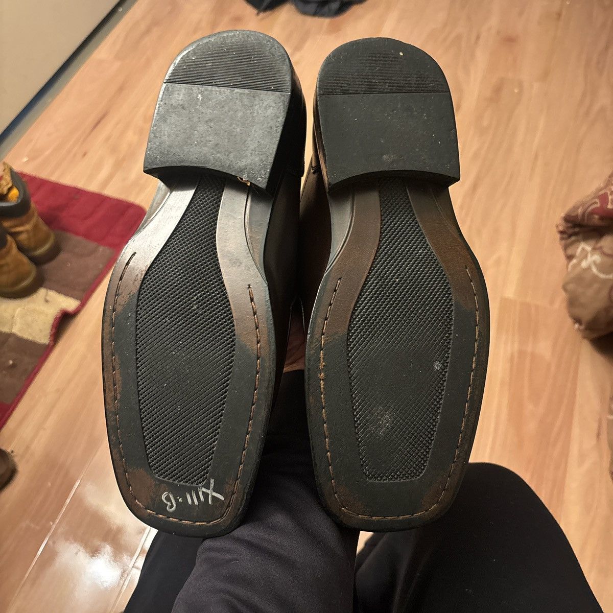 Other Brown leather loafers Size US 9.5 / EU 42-43 - 2 Thumbnail