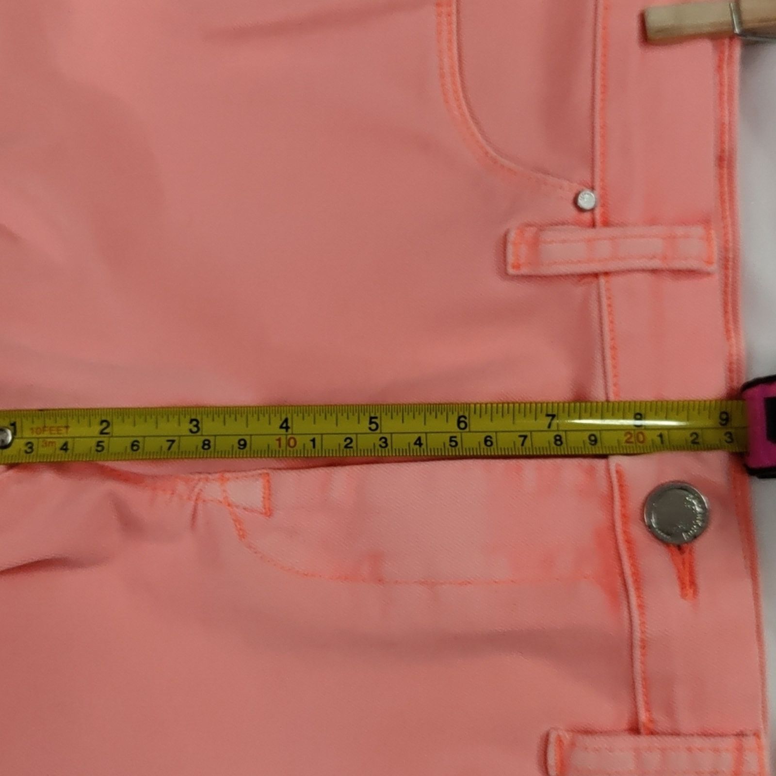 BLANKNYC Blank NYC Peach Low Rise Flat Front Jeans 29 Size 29" - 8 Thumbnail